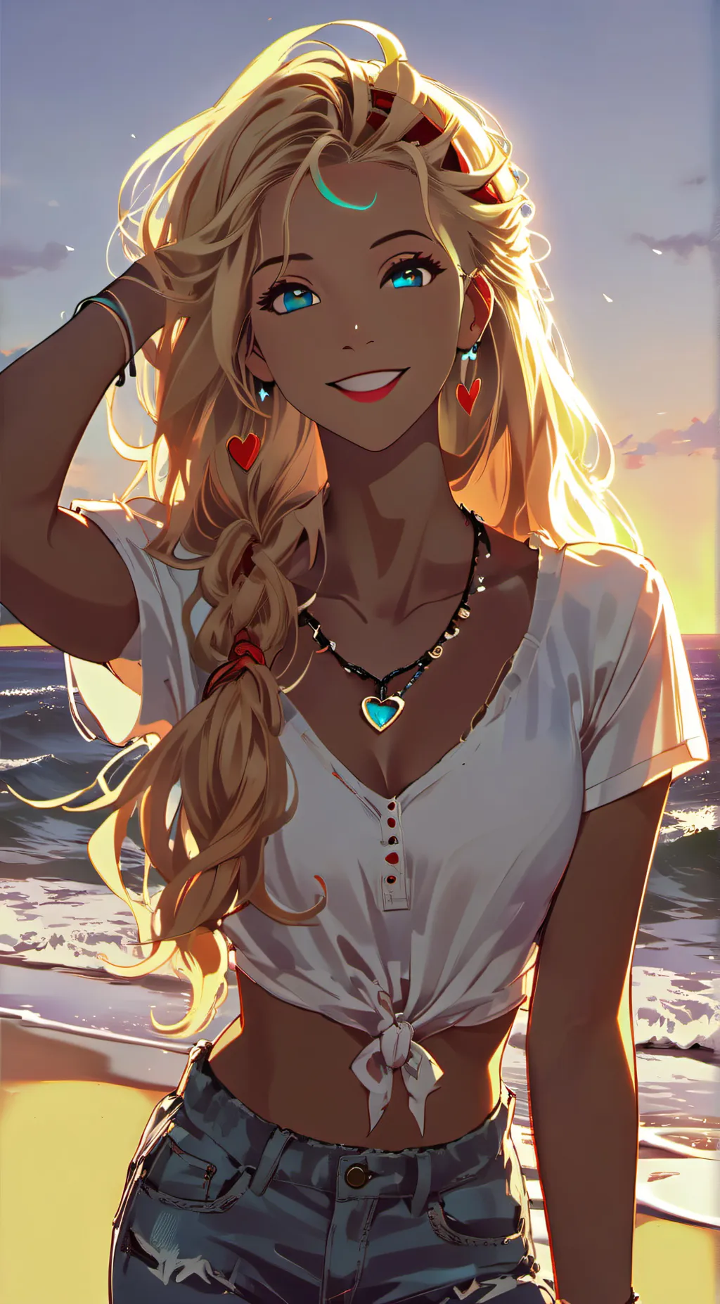 ai character: Coral Waters background