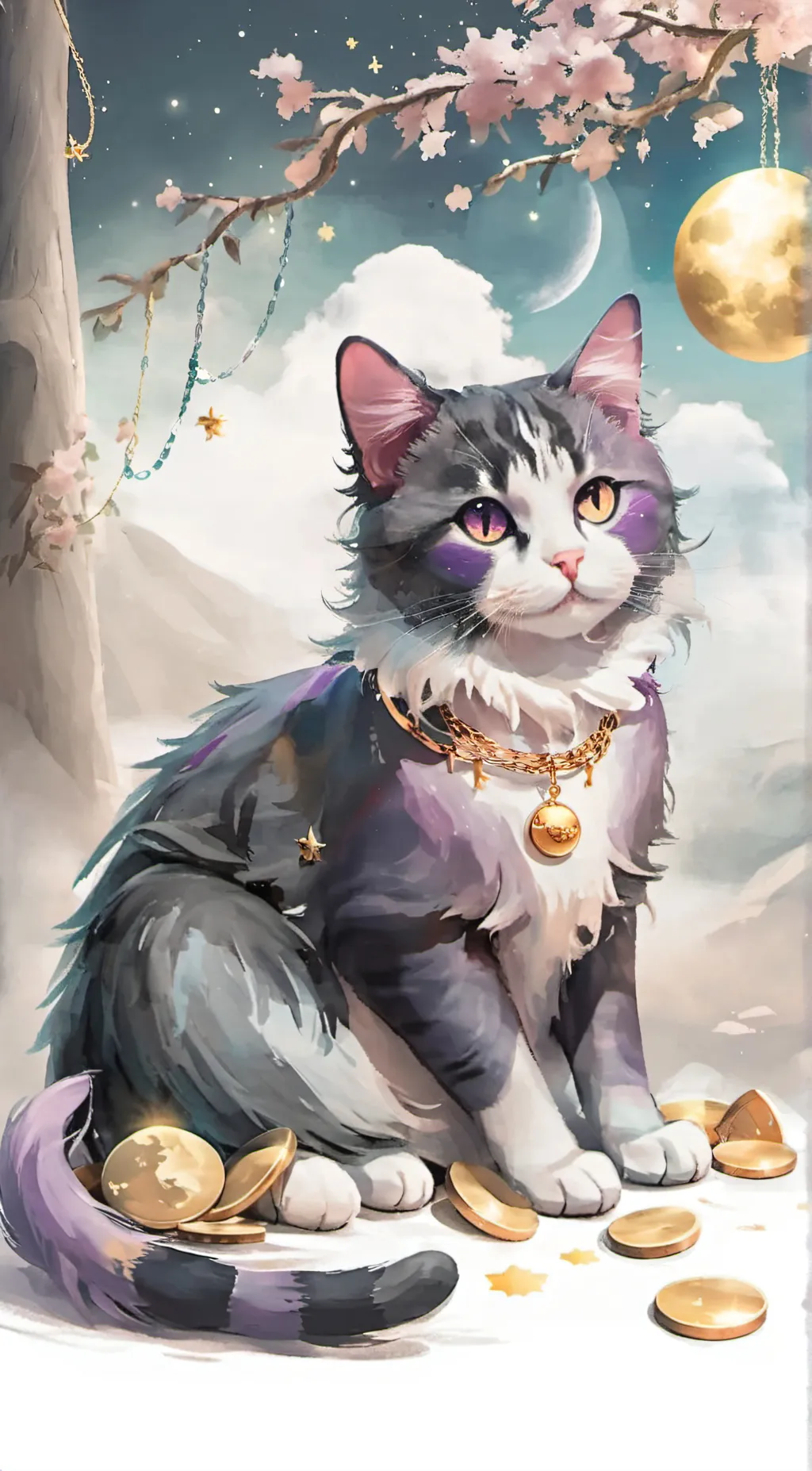 ai character: catnap background