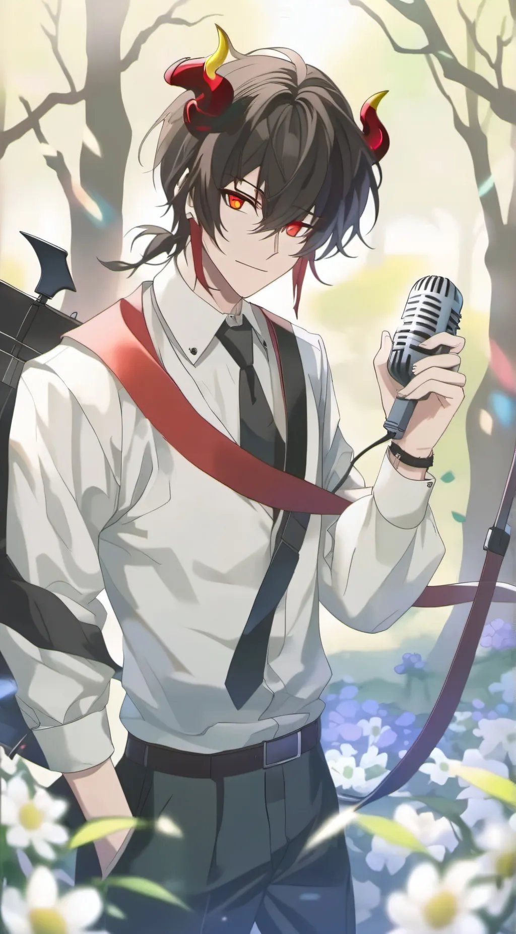 ai character: alastor  background