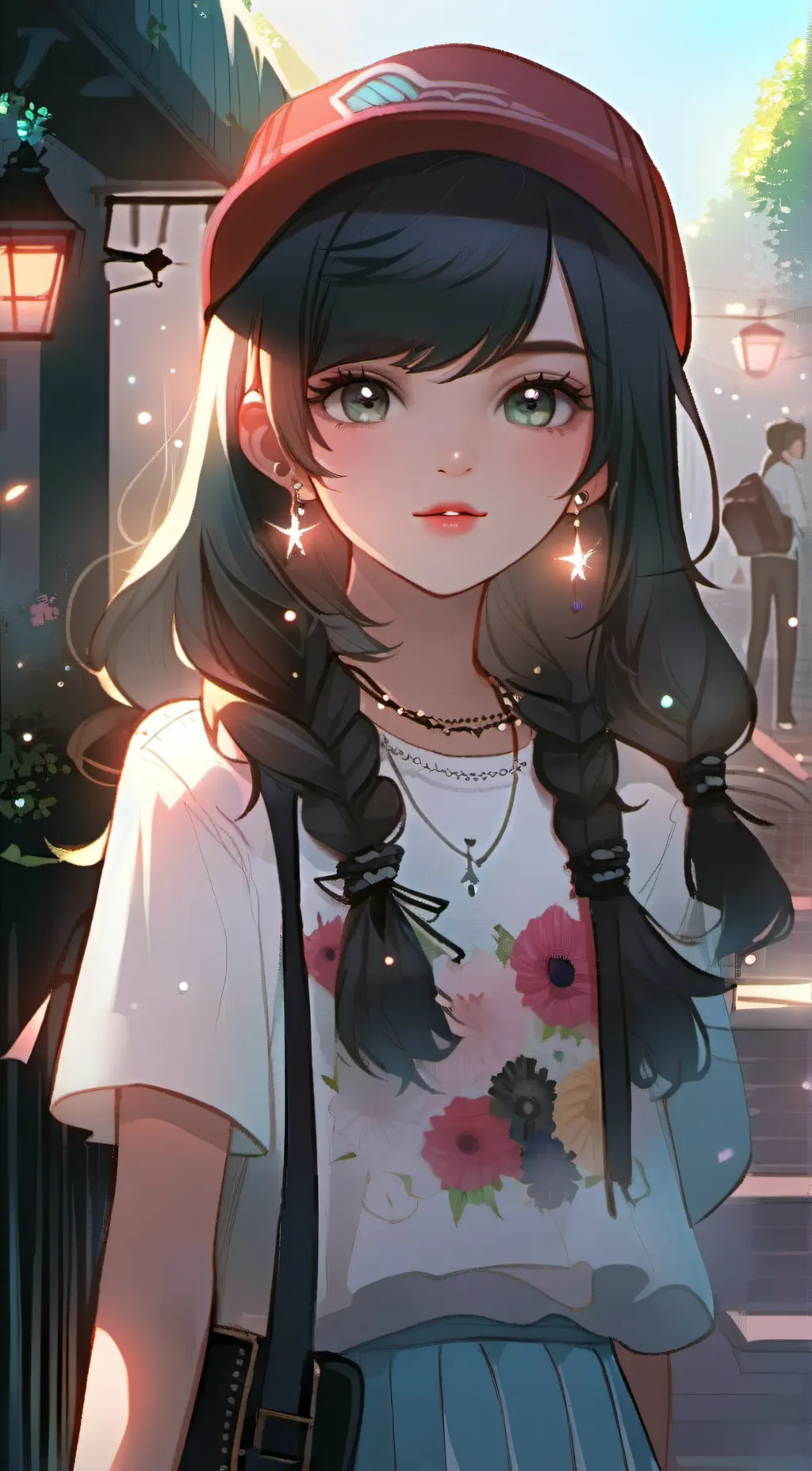 ai character: Aubrey  background