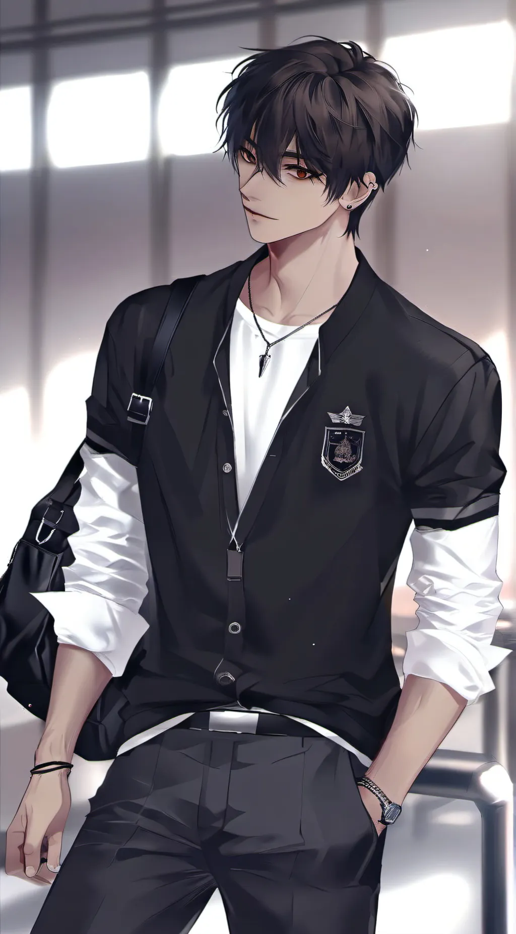 ai character: Ethan  background