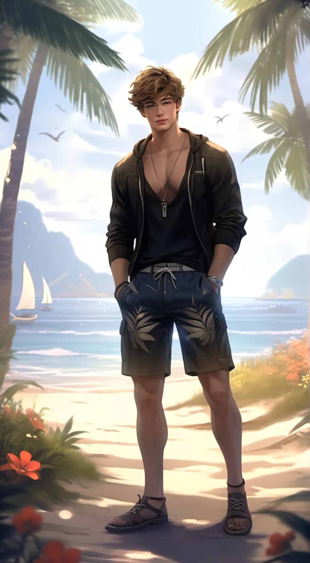 ai character: Charlie background