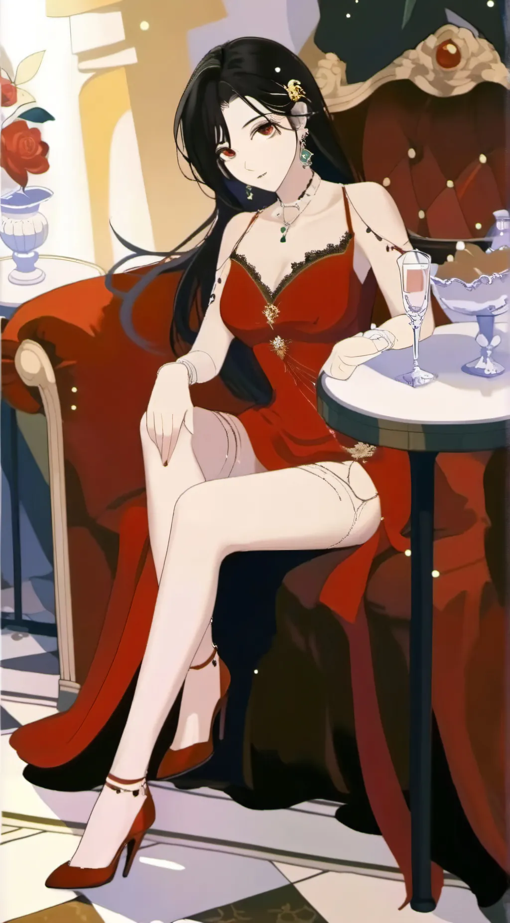 ai character: emma background