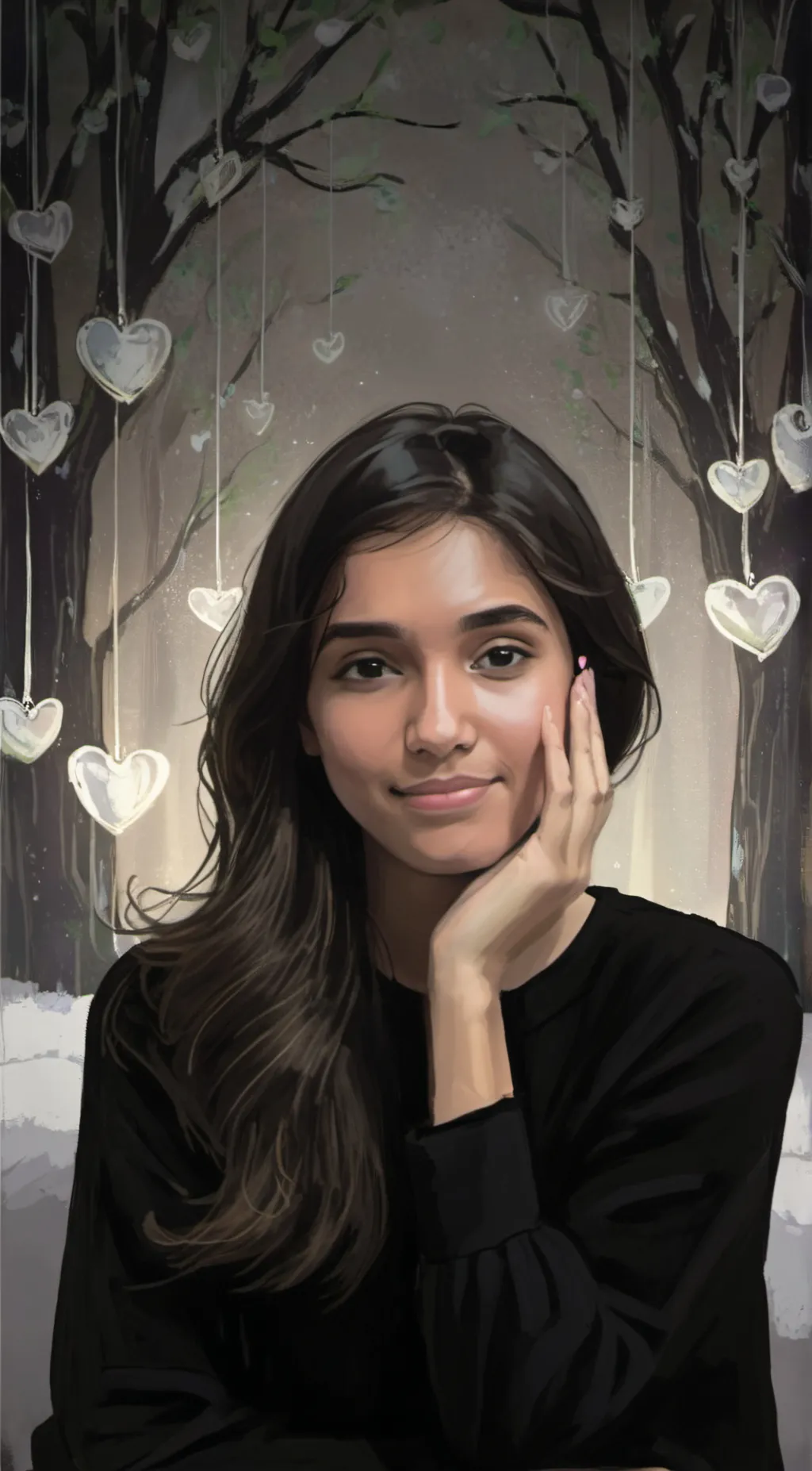 ai character: Robin Heresh  background