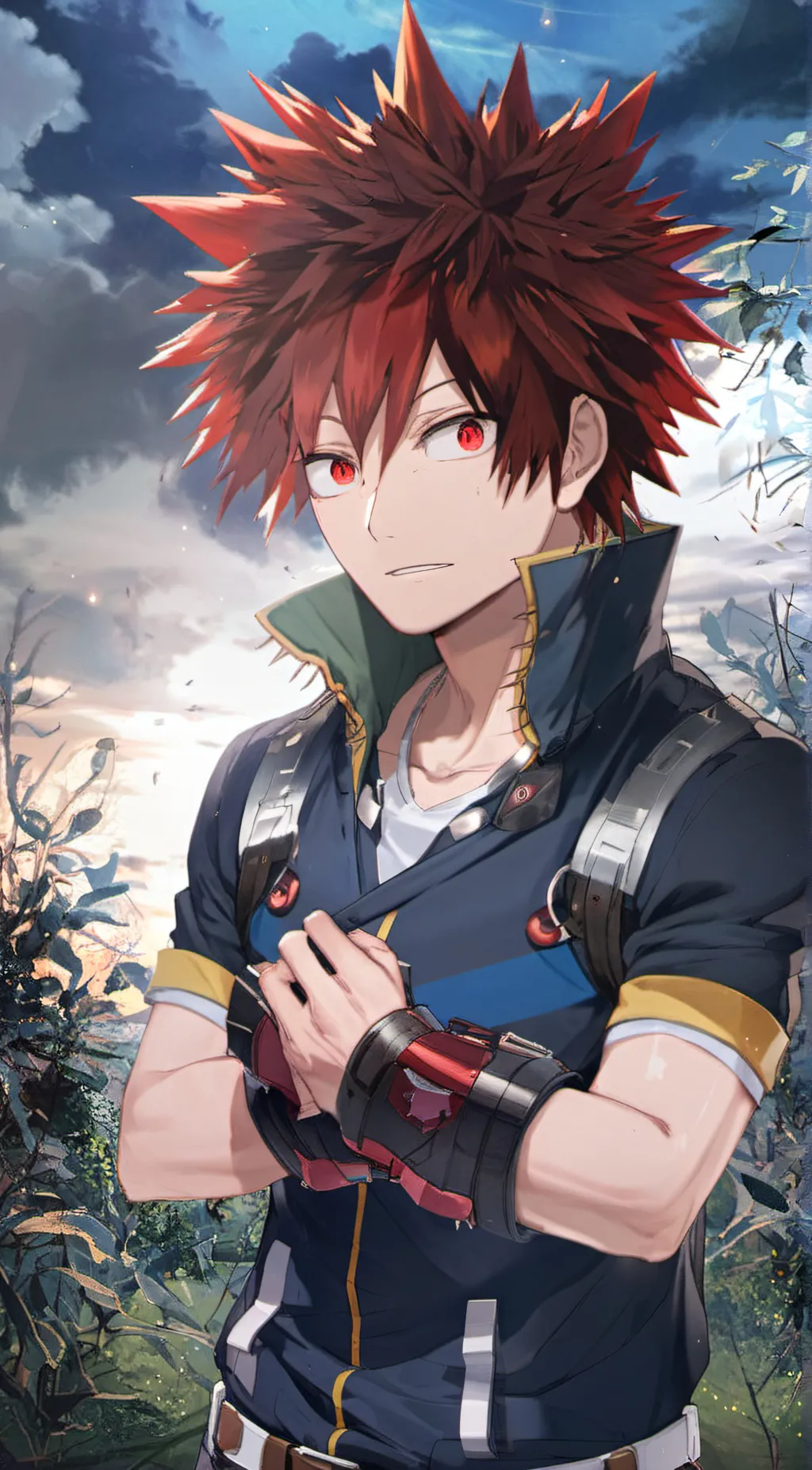 ai character: Ejiro Kirishima background