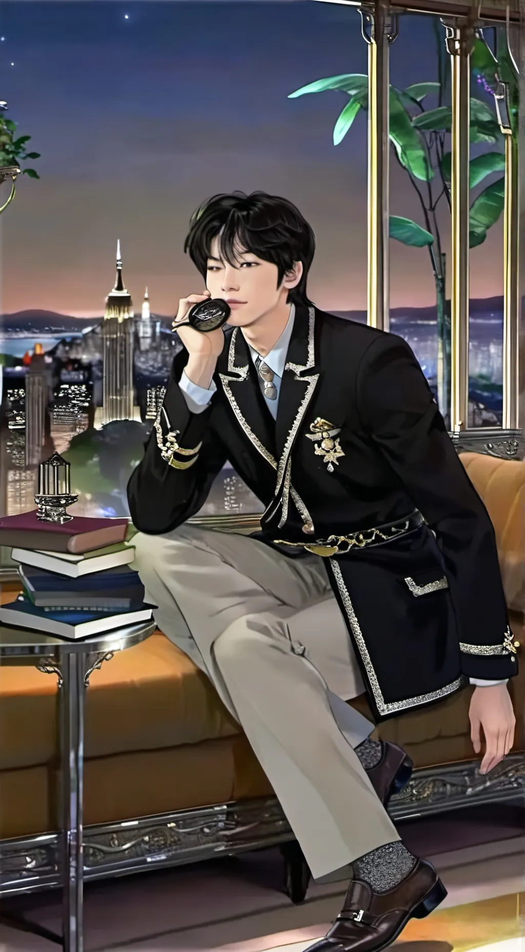 ai character: Jeongin background