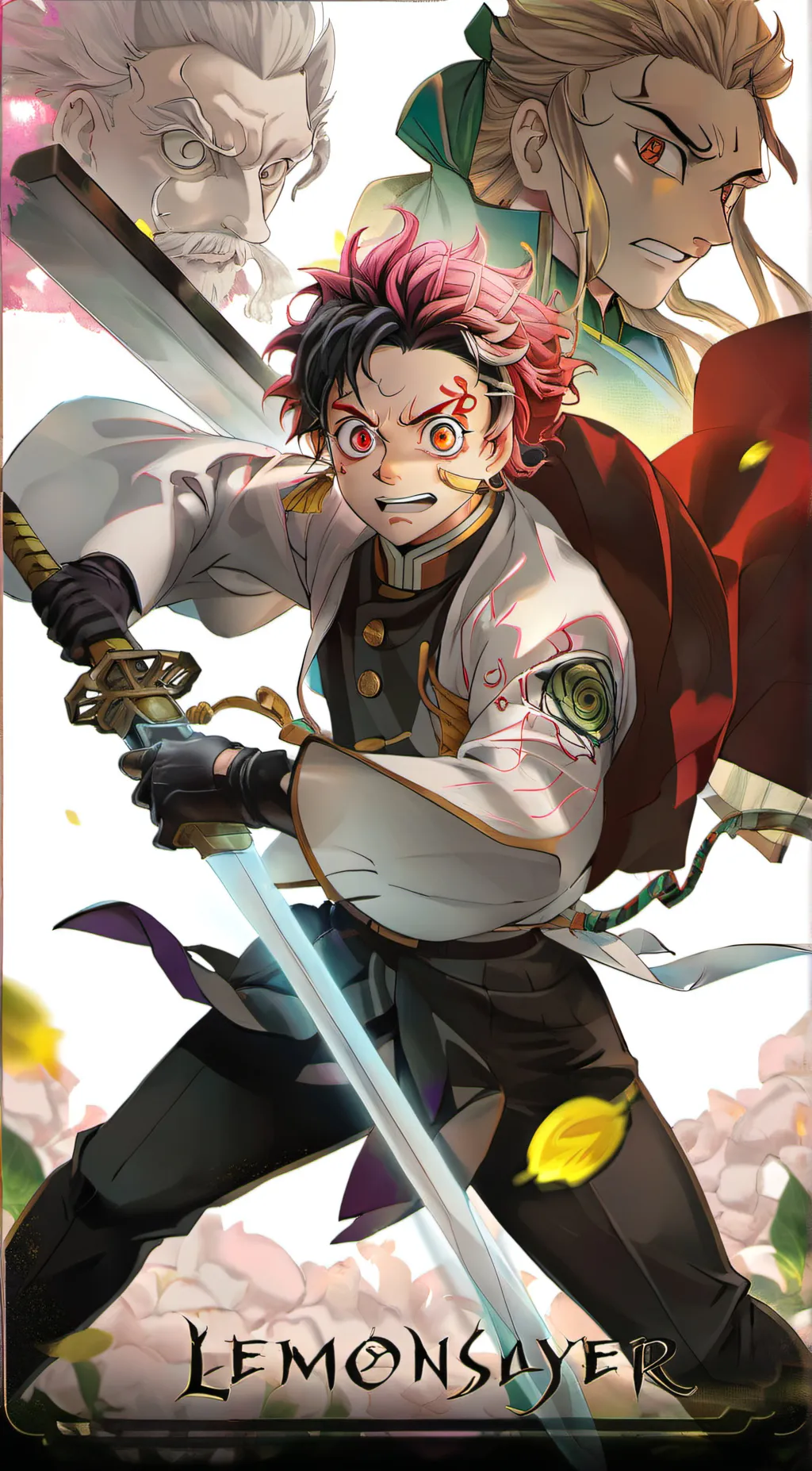 ai character: Demon slayer background