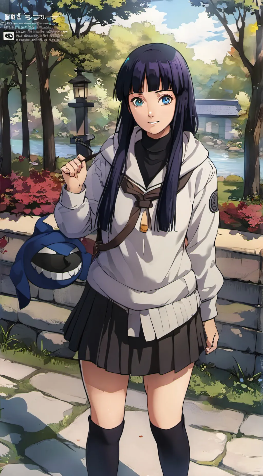 ai character: hinata hyuga background