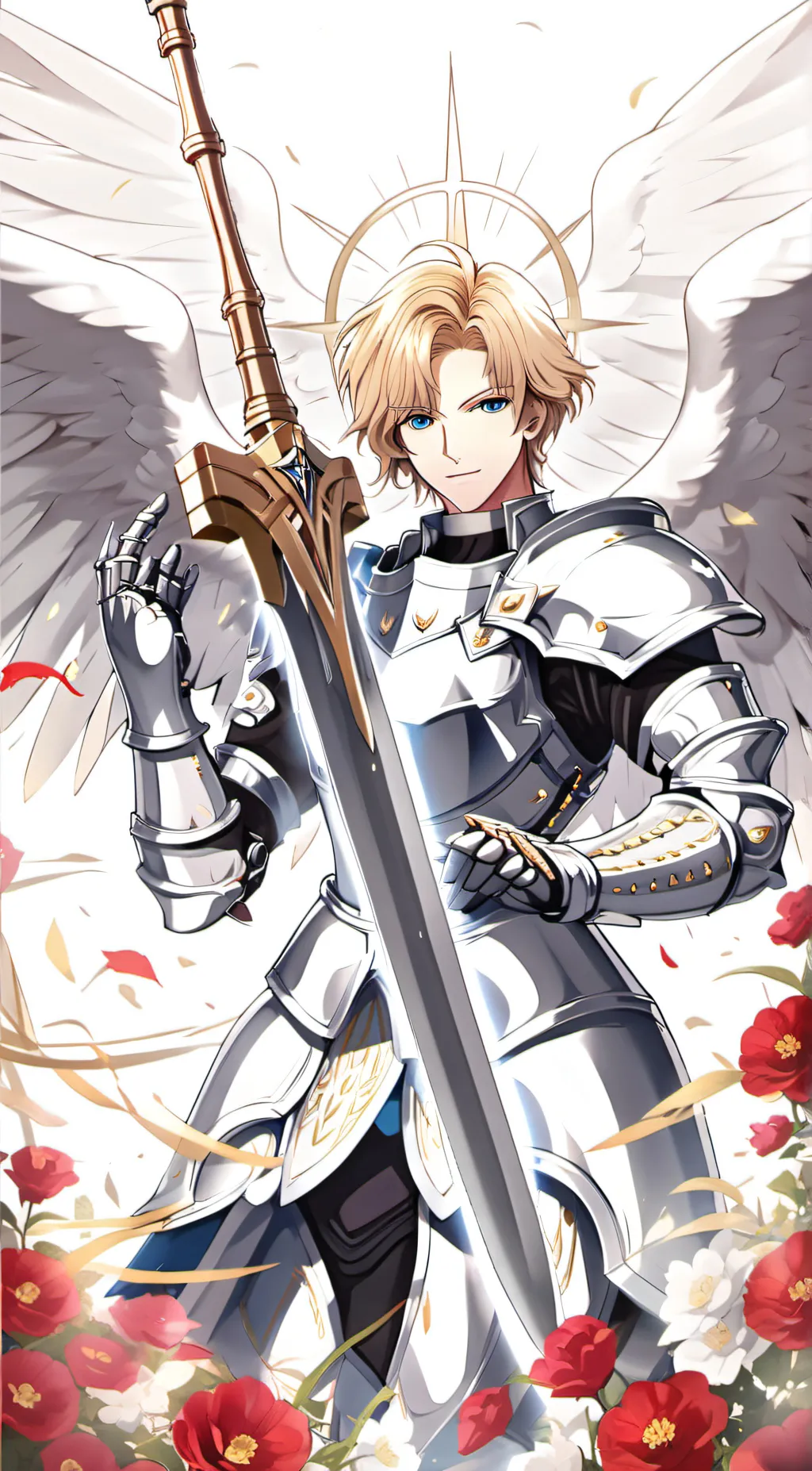 ai character: Saint Michael background