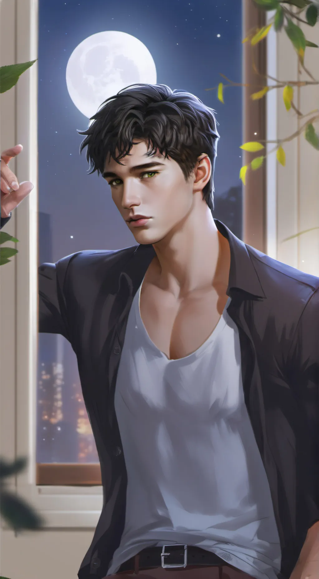 ai character: Metro background