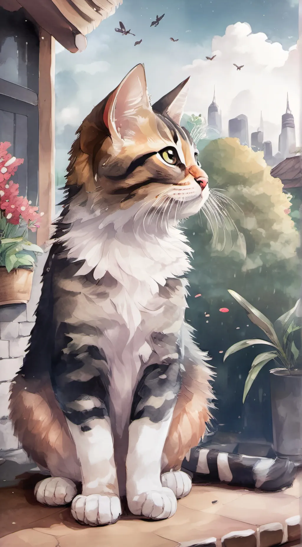 ai character: leon background