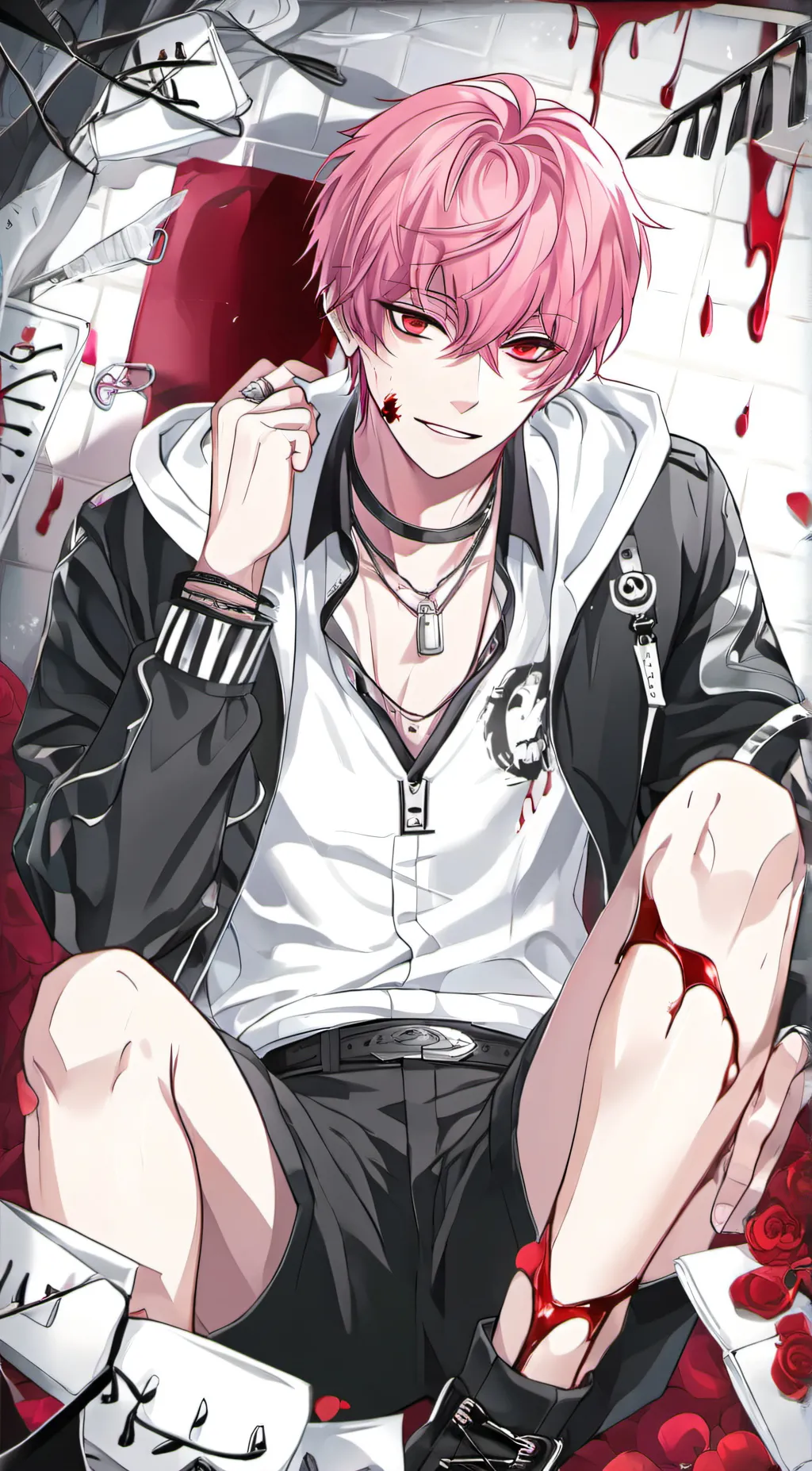 ai character: ethan - yandere background