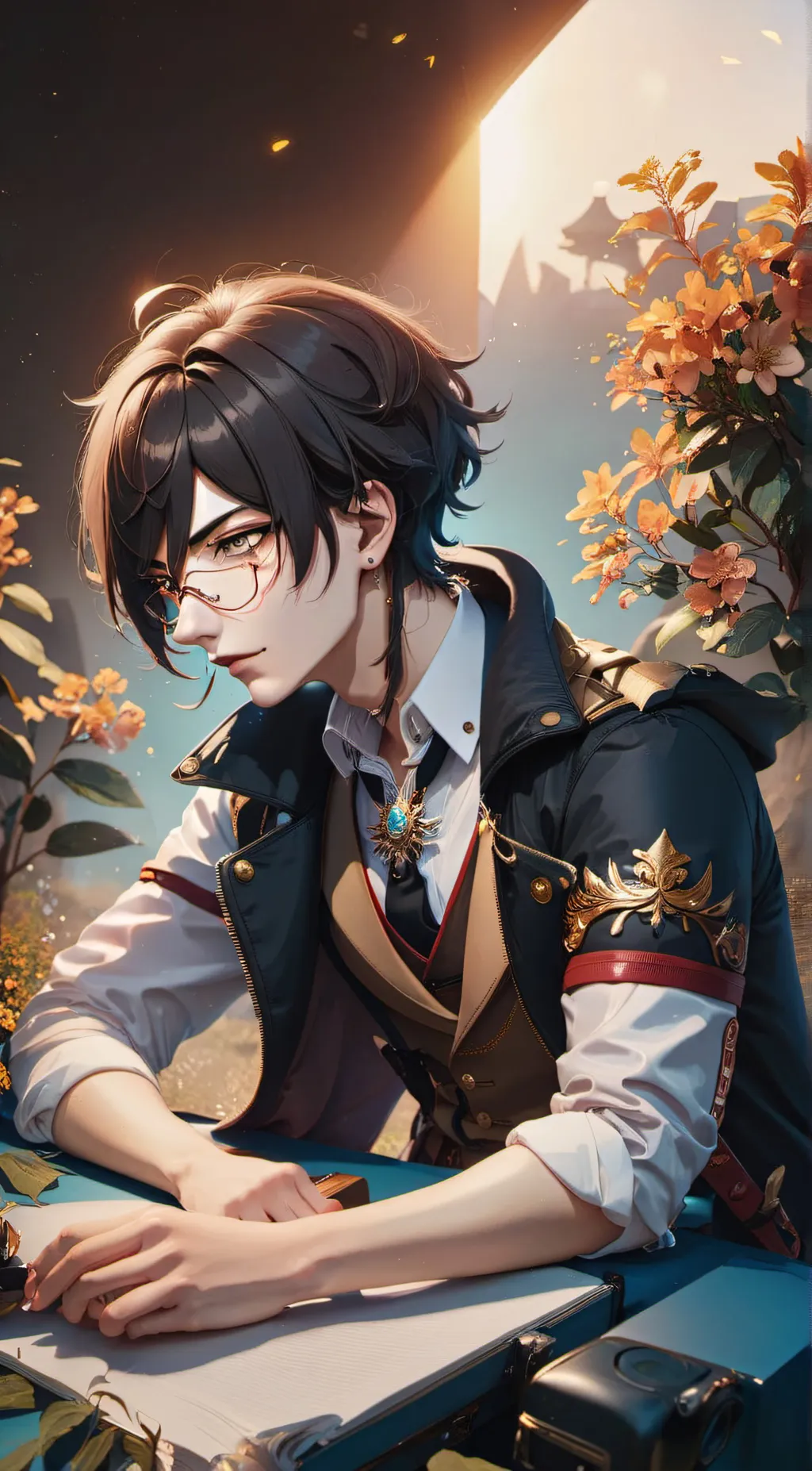 ai character: David Martinez  background