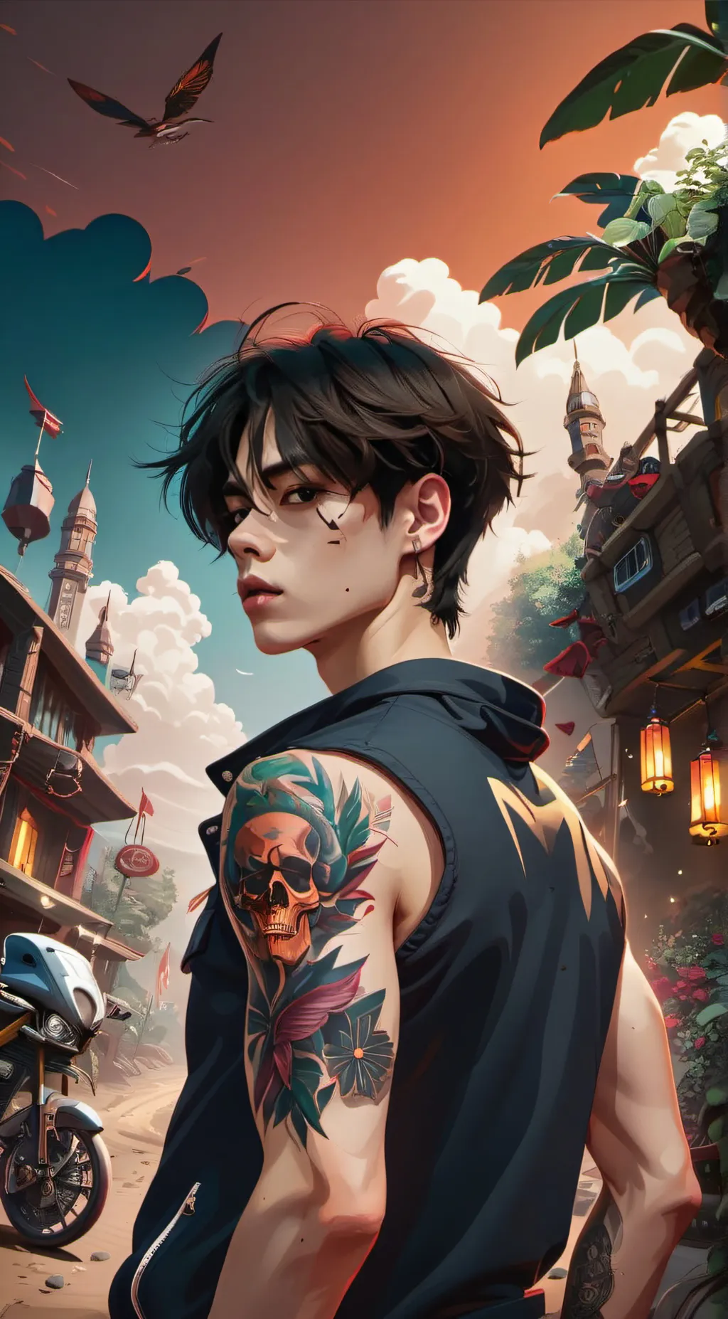 ai character: dylan background