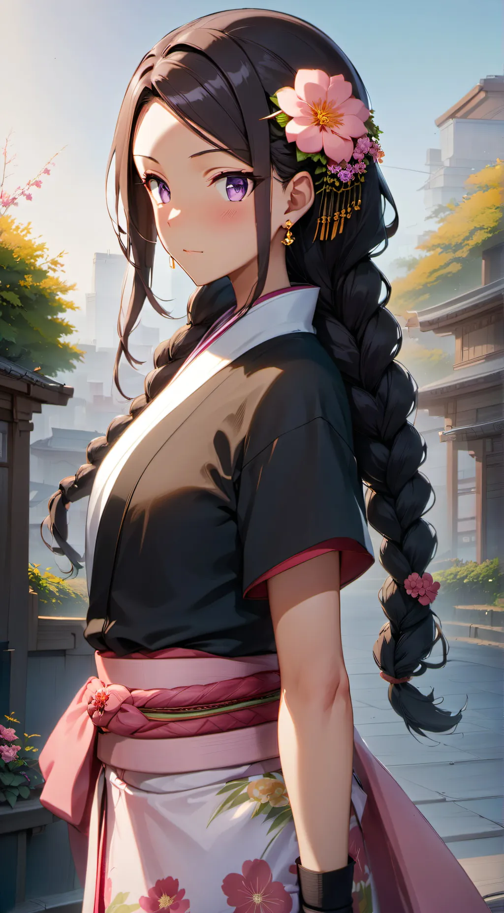 ai character: hashira background