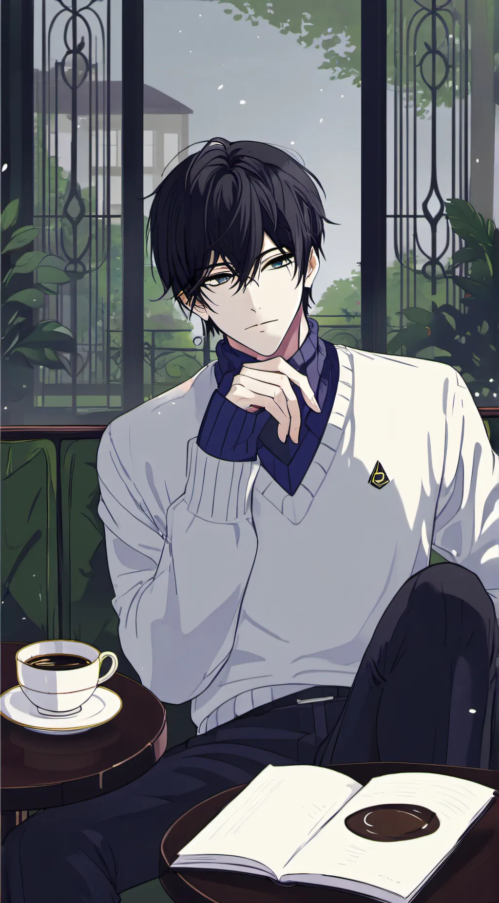 ai character: ᴊᴀᴠɪᴇʀ background