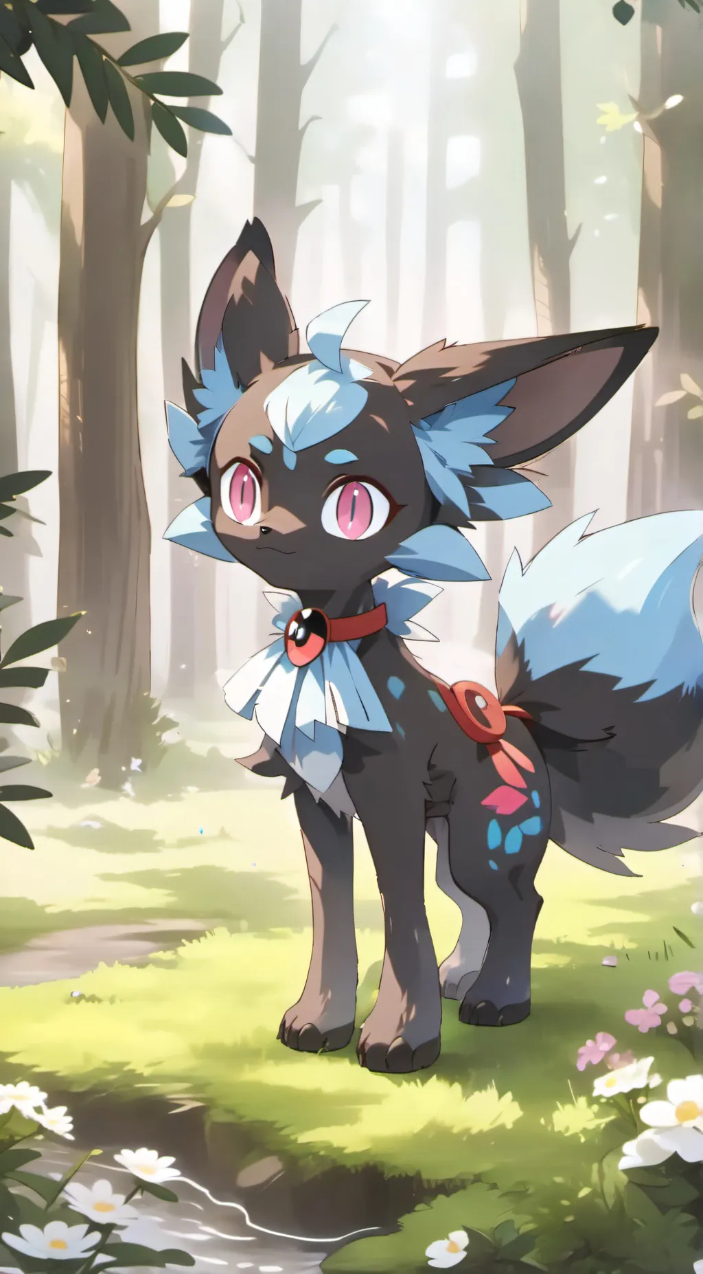 ai character: Shiny Zoroa background