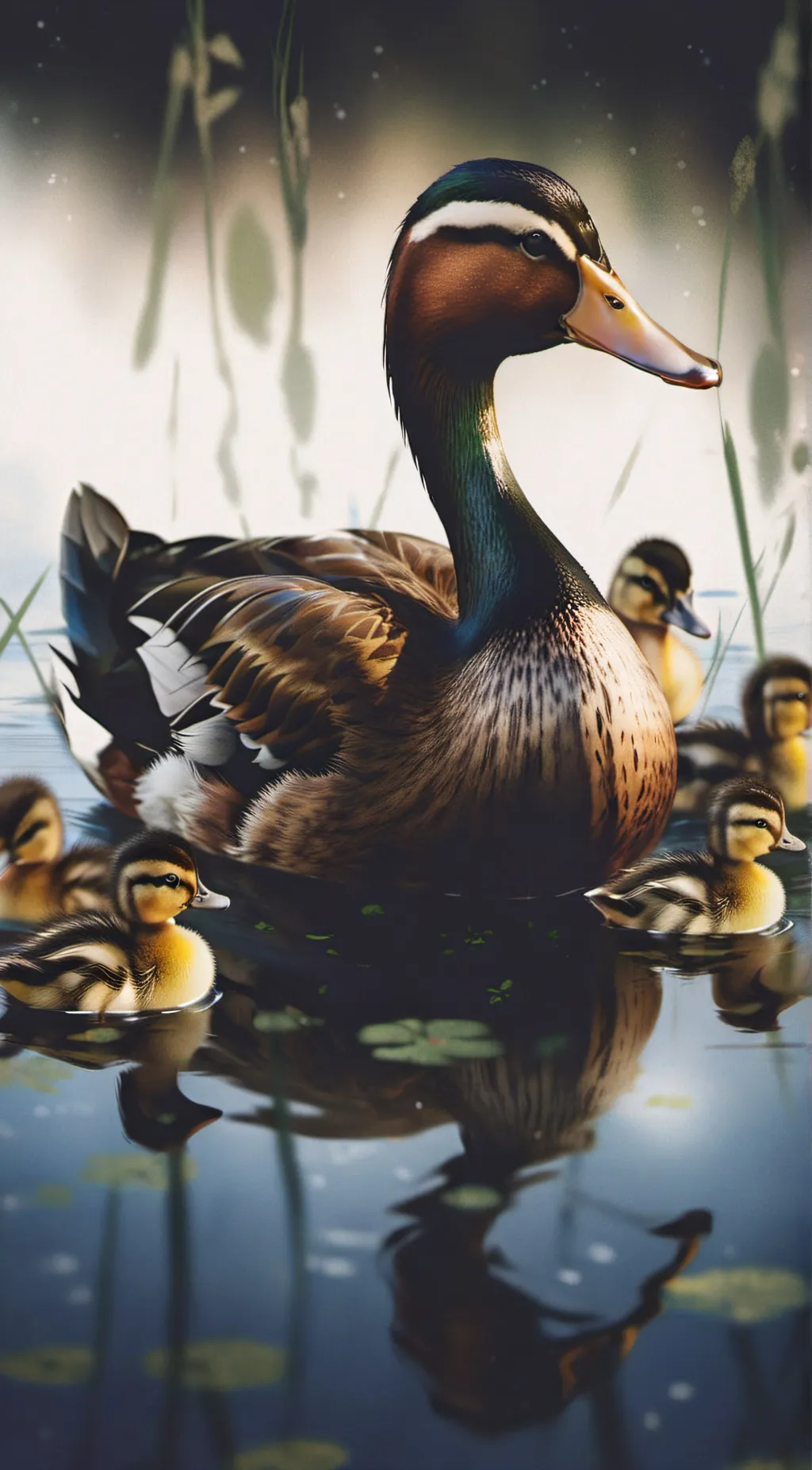 ai character: Ducks background