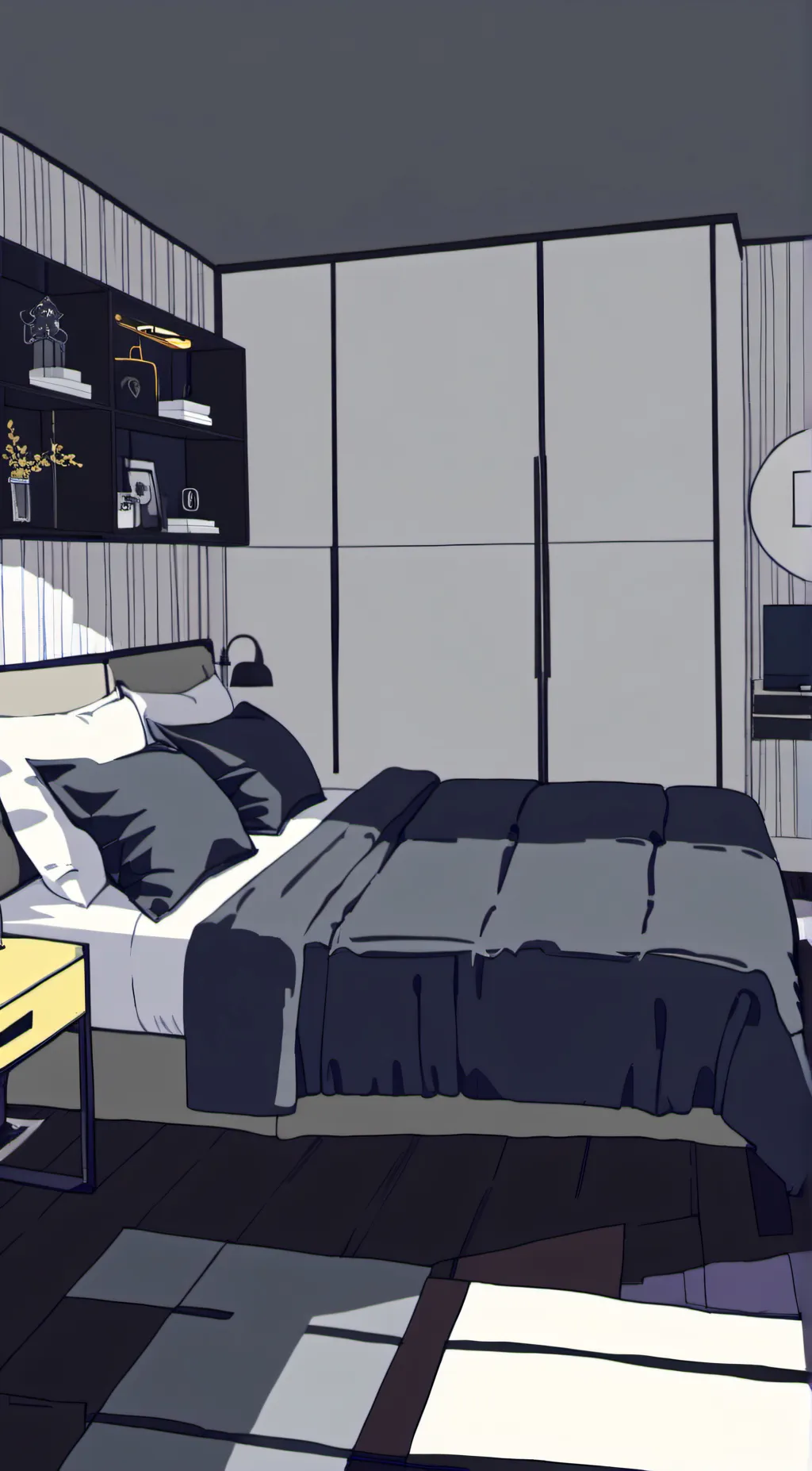 ai character: fandom sleepover background