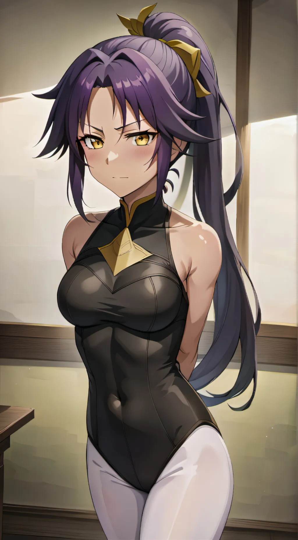 ai character: yoruichi background