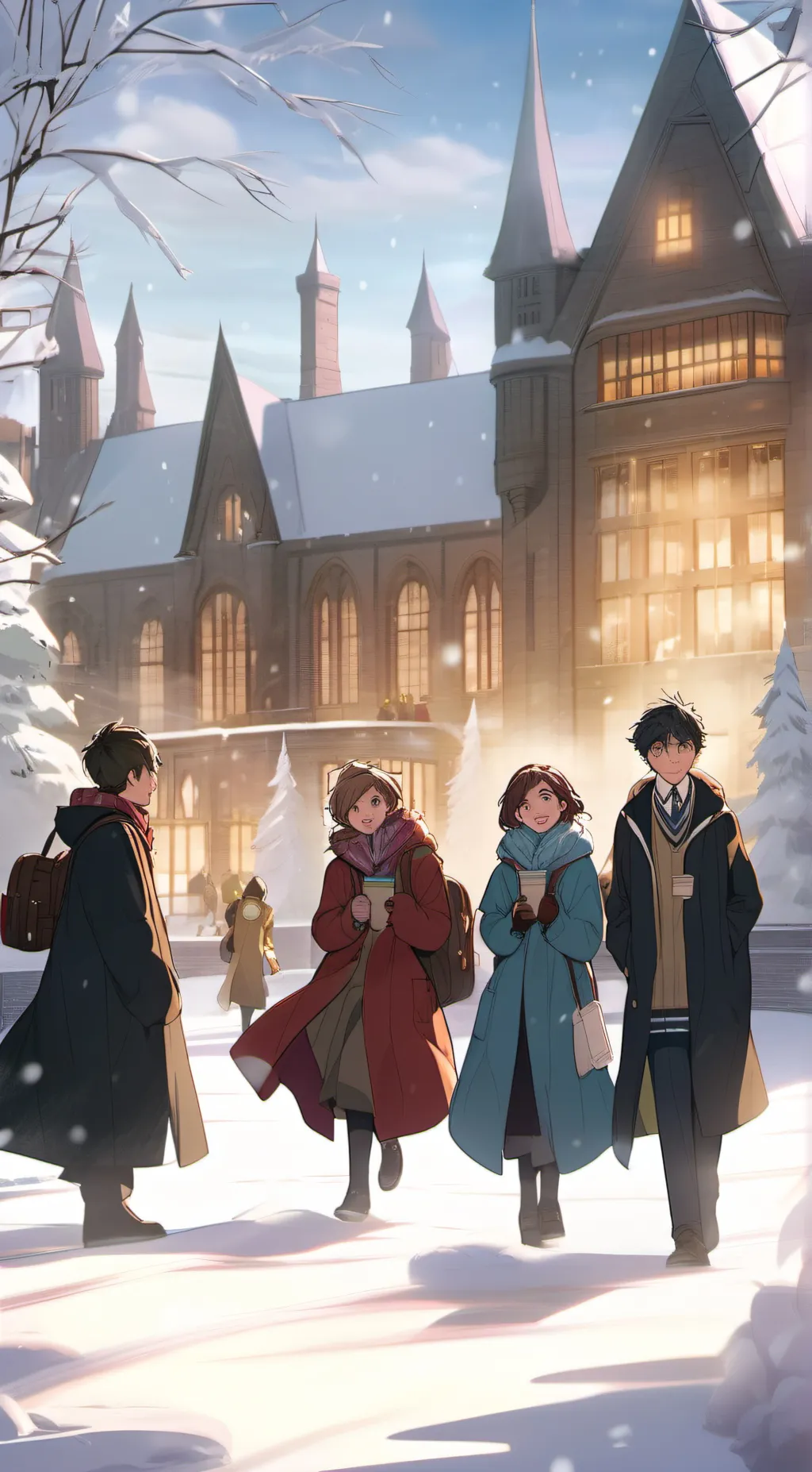 ai character: Hogwarts background
