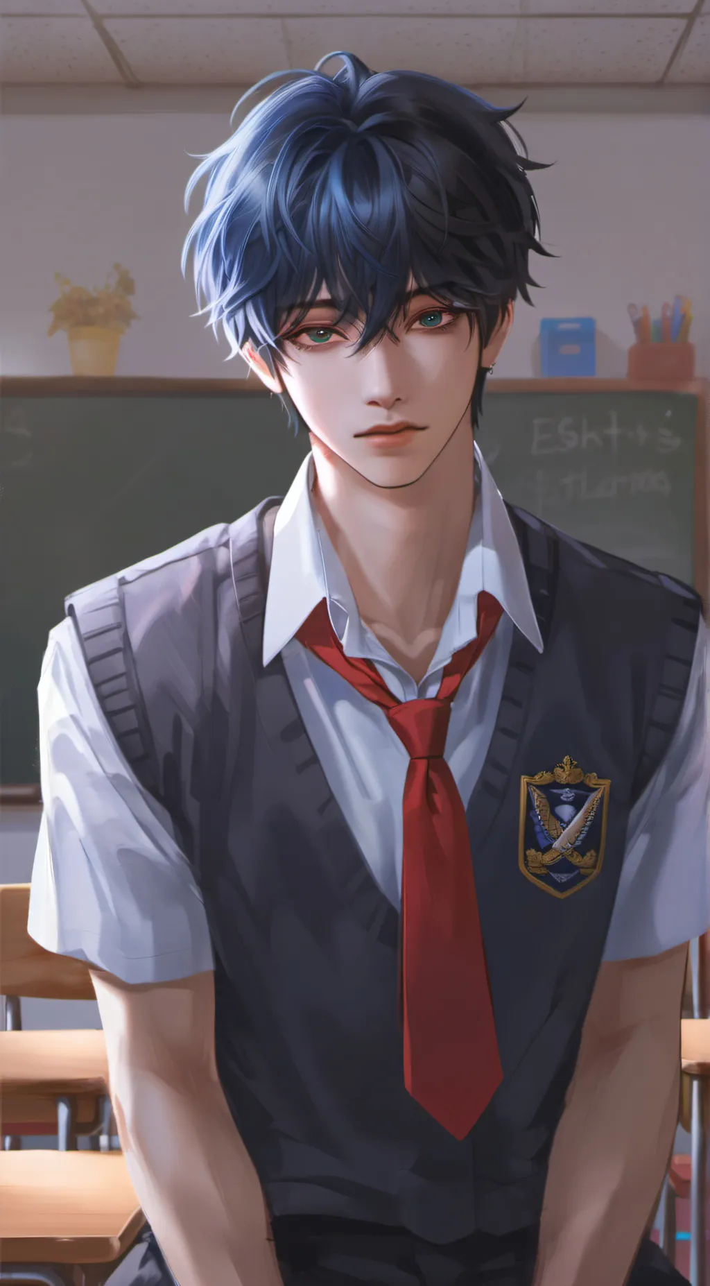ai character: Hyunjin background