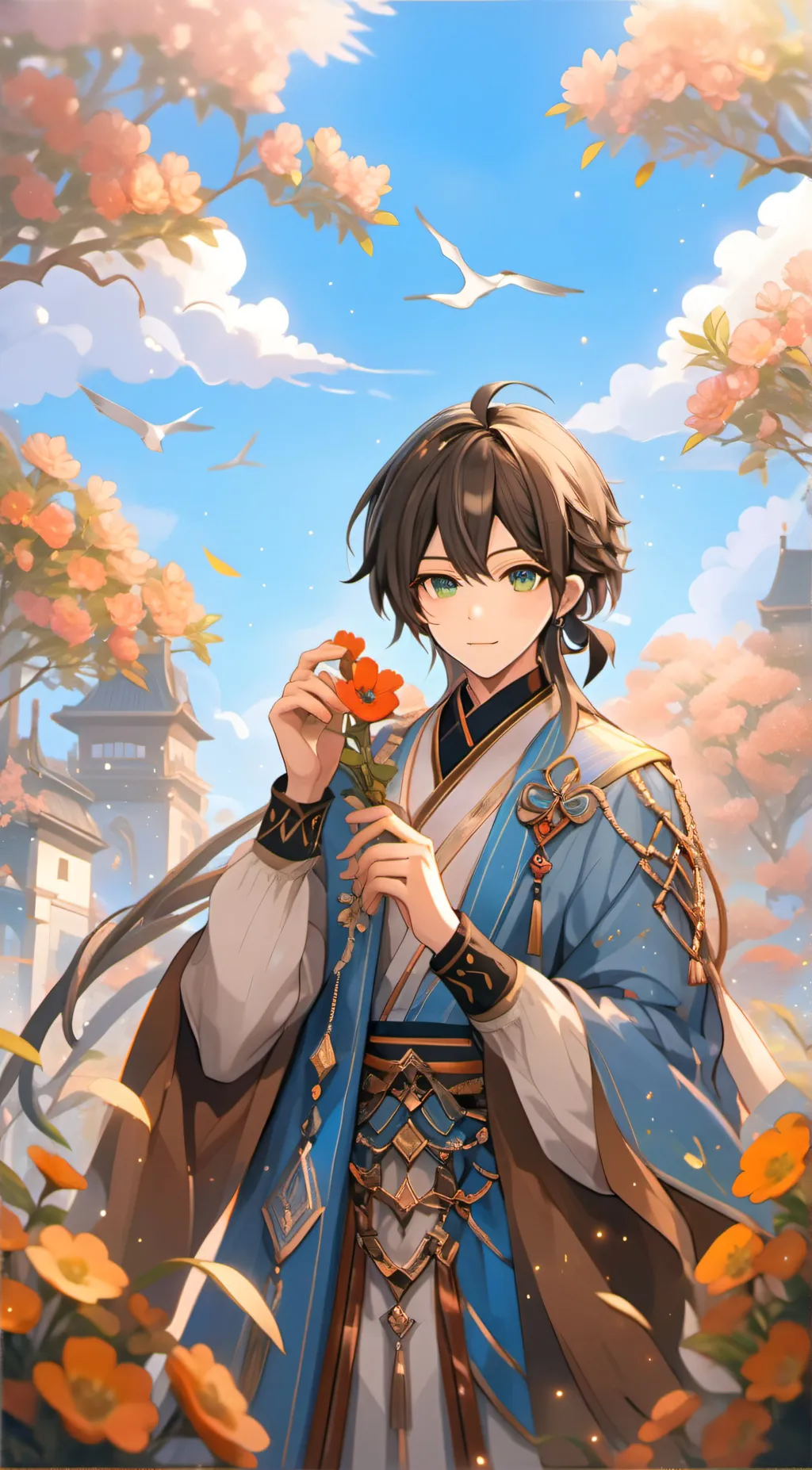 ai character: Hayato Yoshioka background