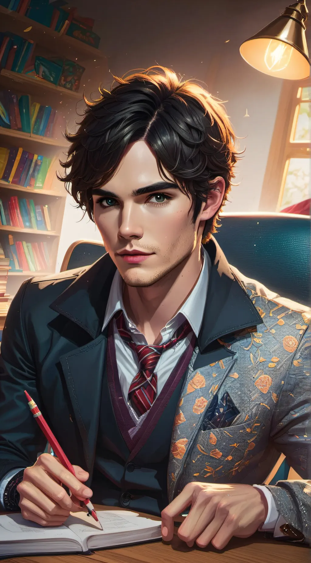 ai character: Ezra Fitz background