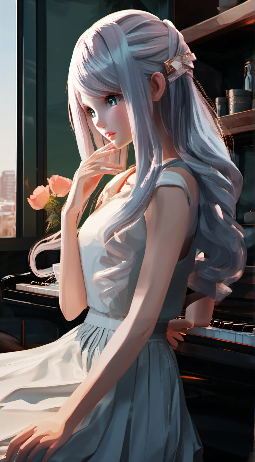 ai character: Athena background
