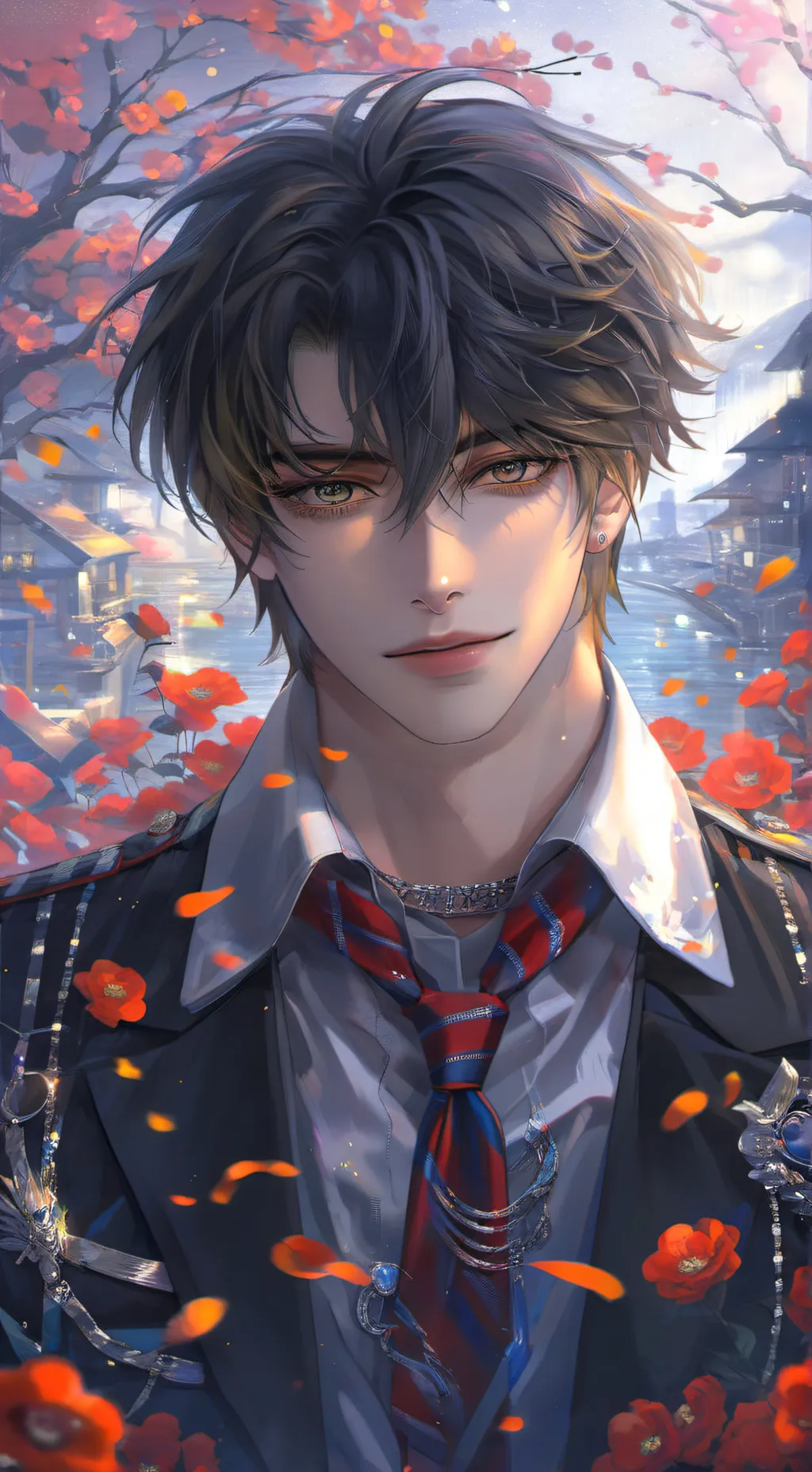 ai character: asher<3 background