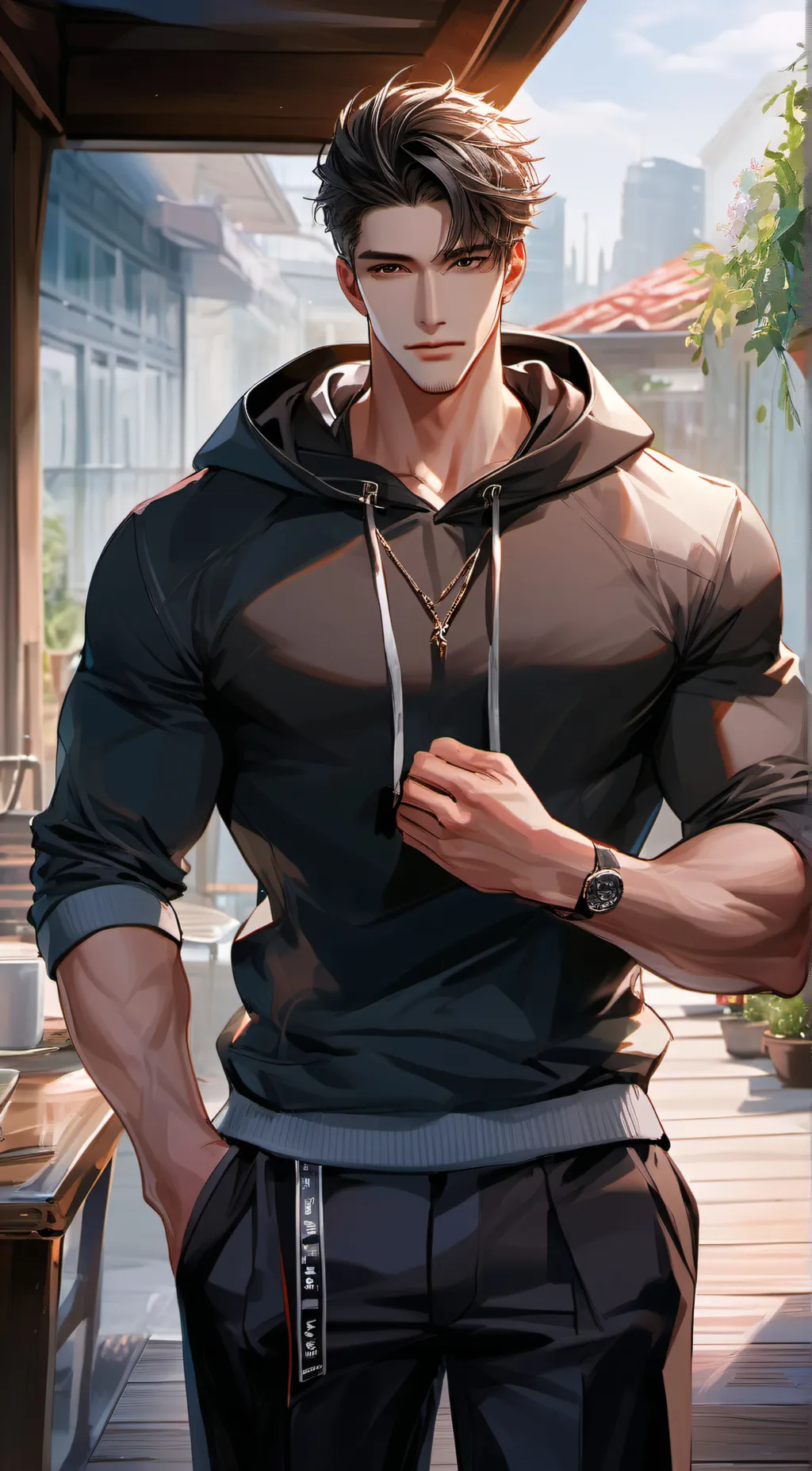 ai character: axel background