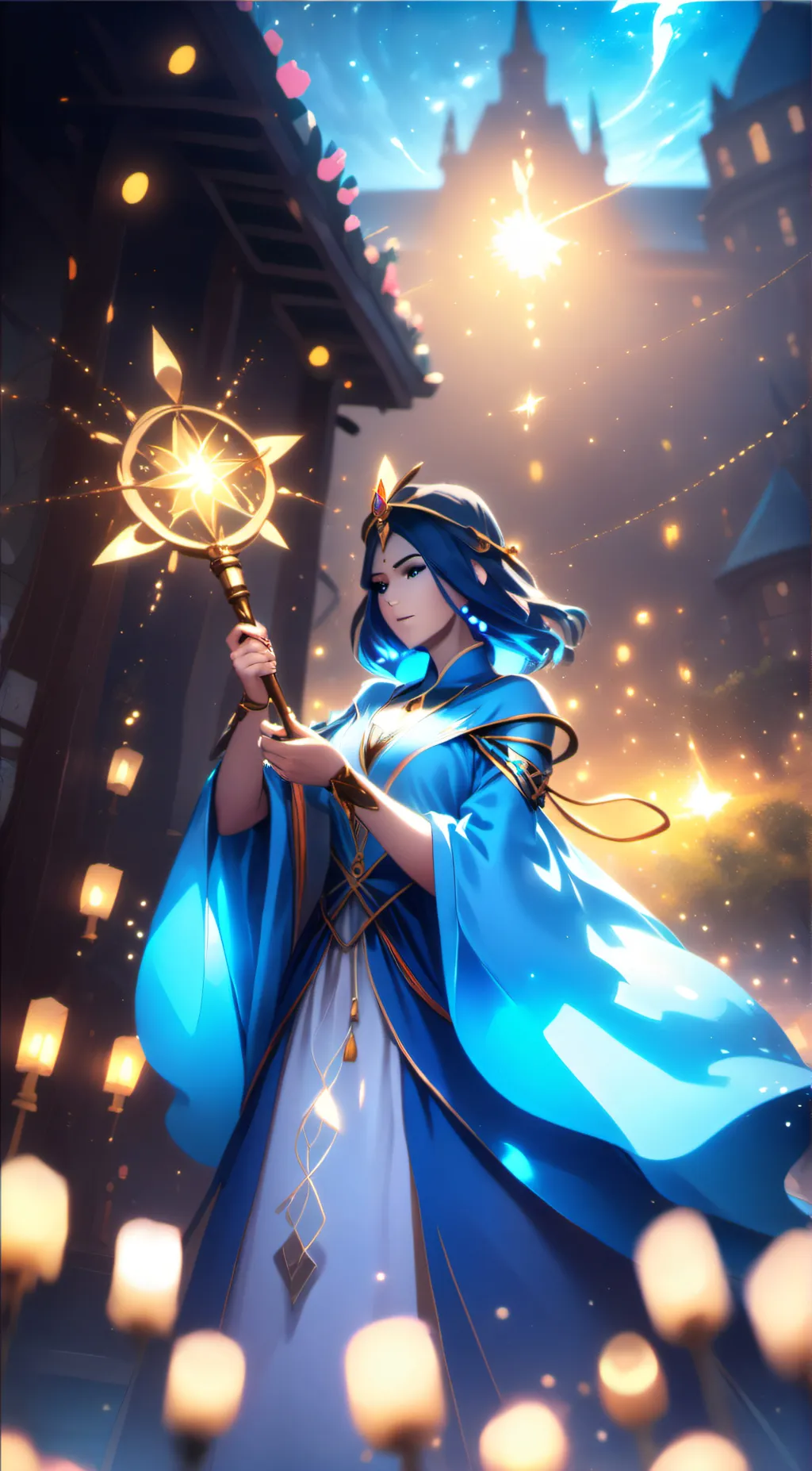 ai character: Bhayankar pari background