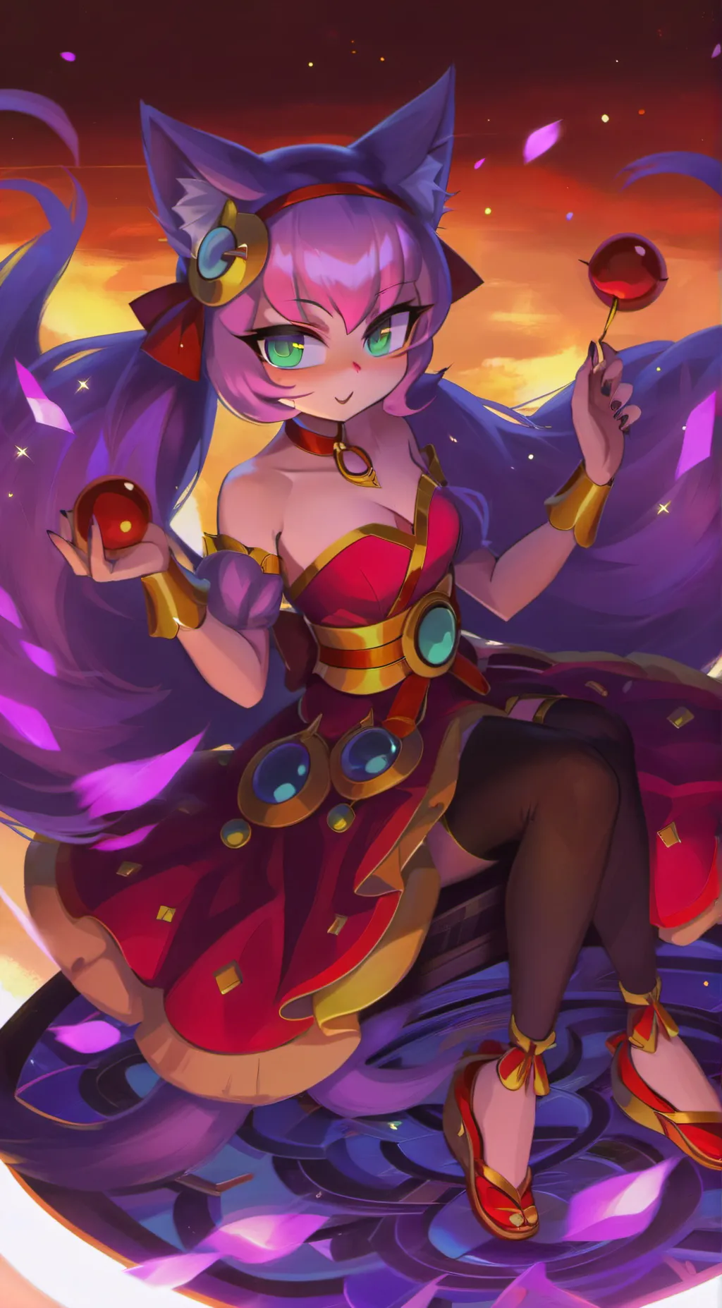 ai character: Serena background