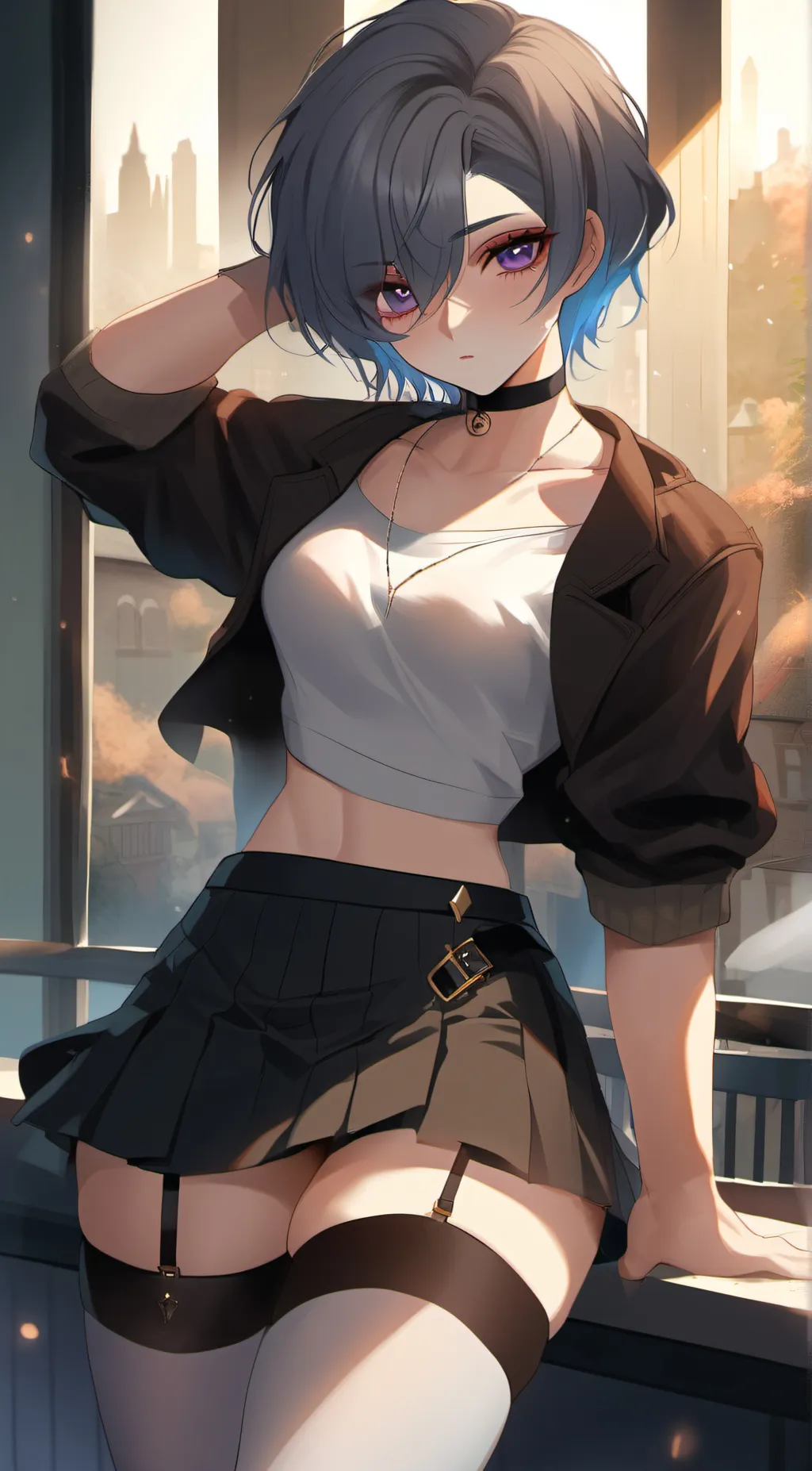 ai character: Depressed femboy background