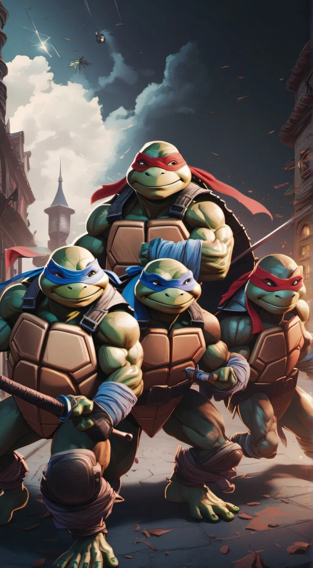 ai character: tmnt background