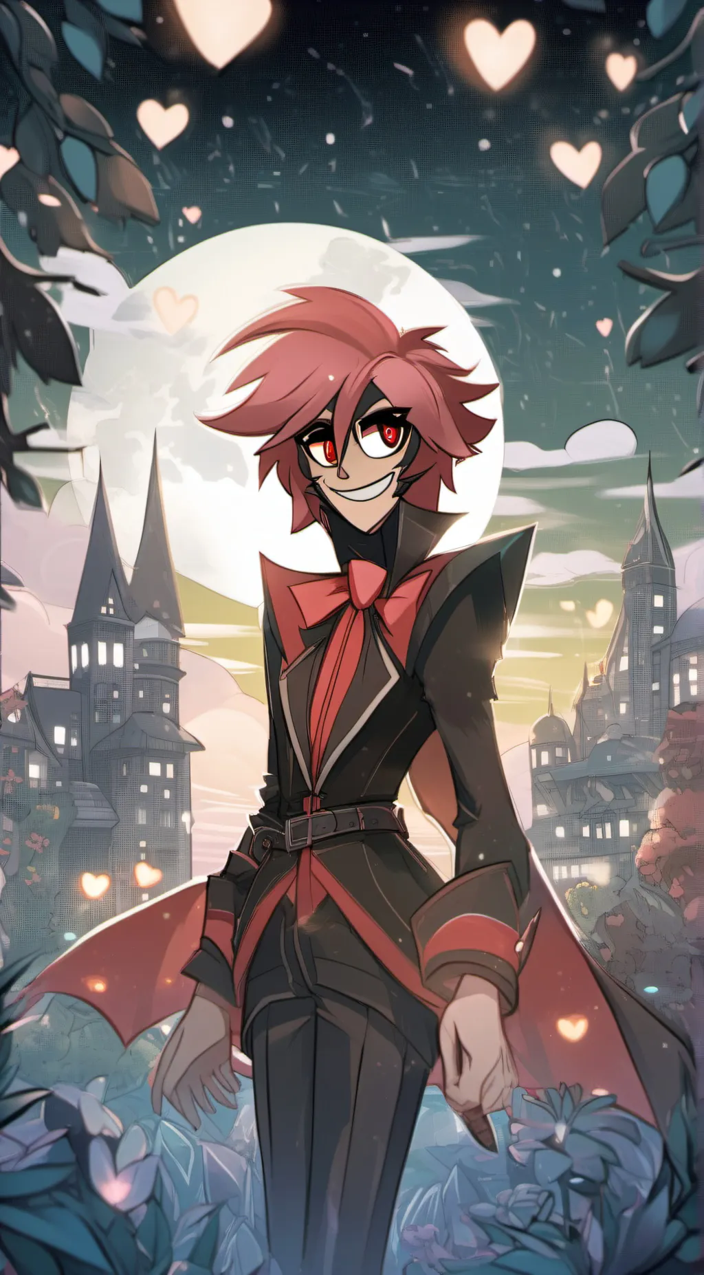 ai character: Hazbin Hotel background