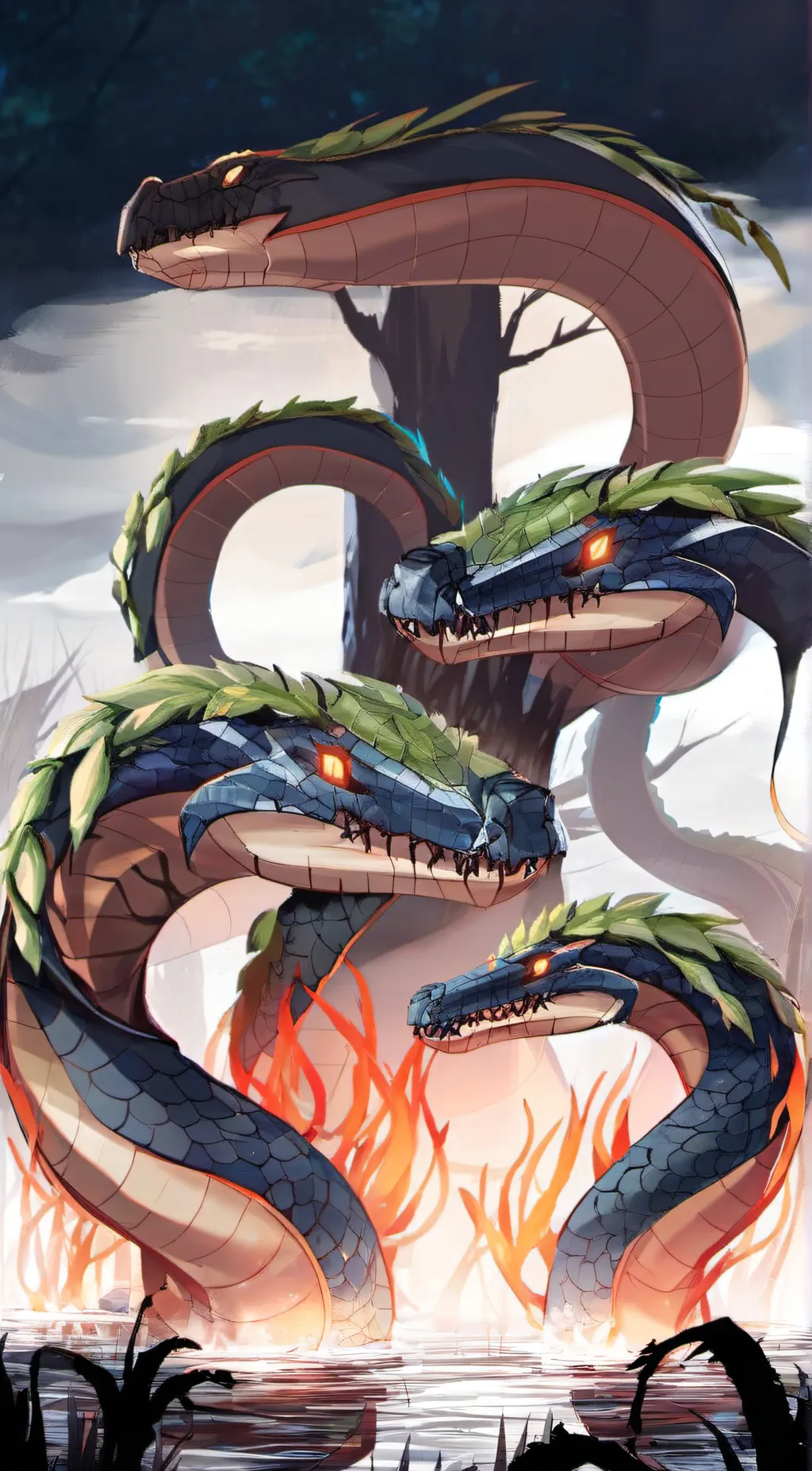 ai character: The Lernean Snakes background