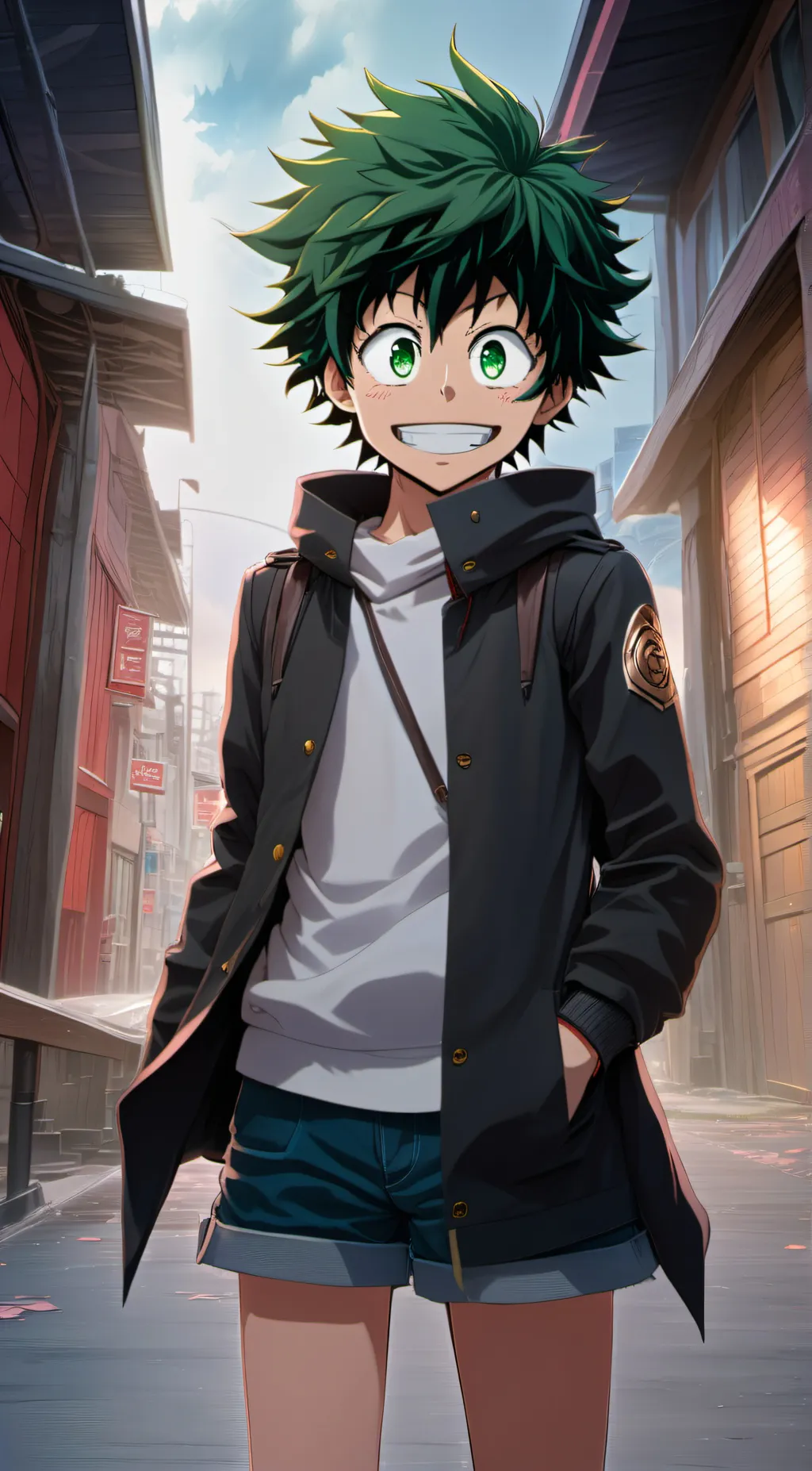 ai character: Izuku Midoriya background