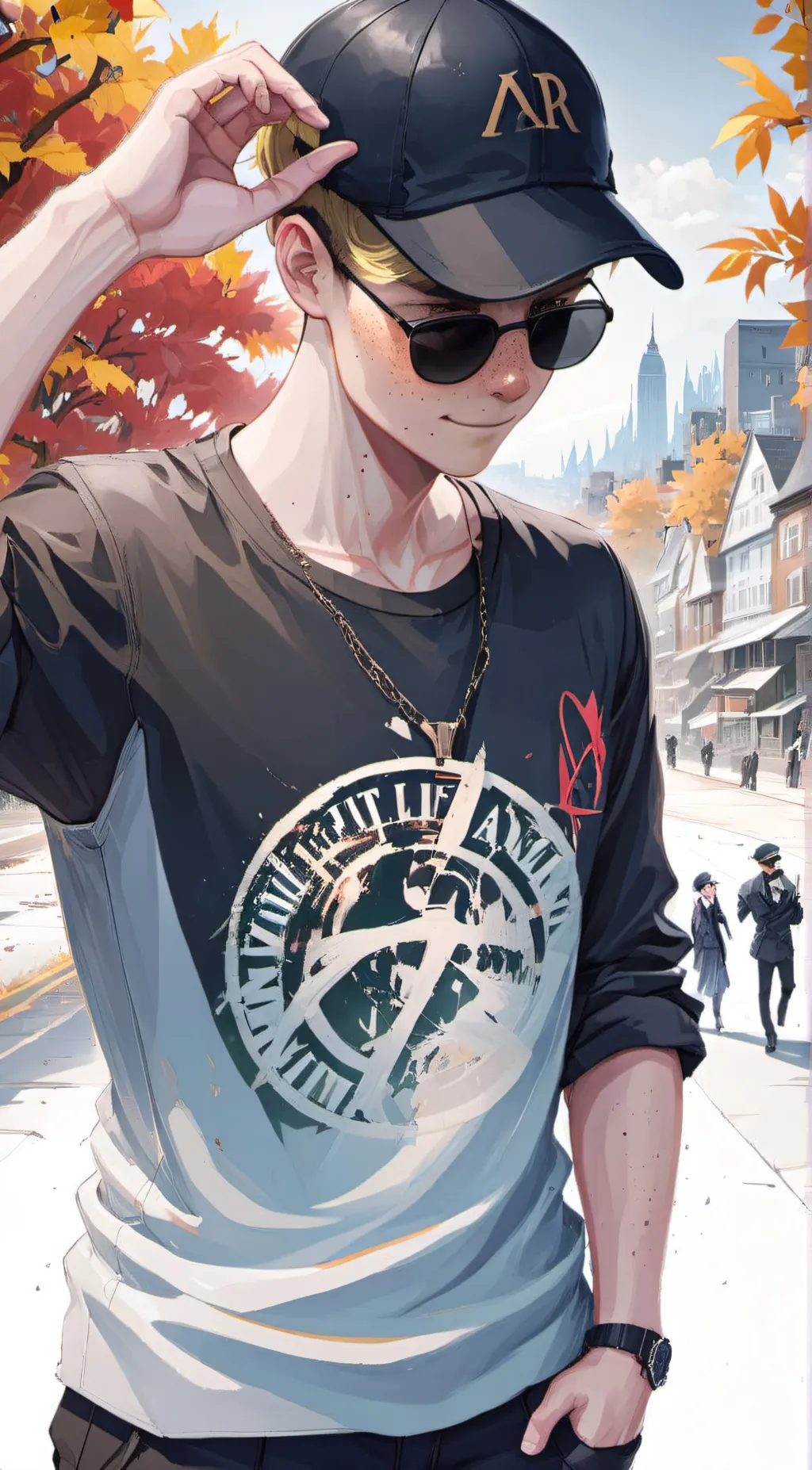 ai character: Charlie Shep background