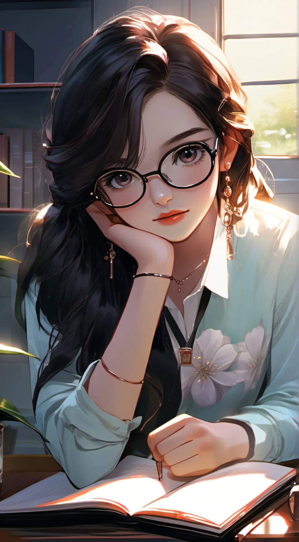 ai character: Maya  background