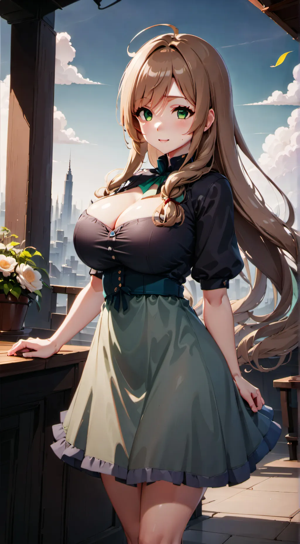 ai character: Ashley background