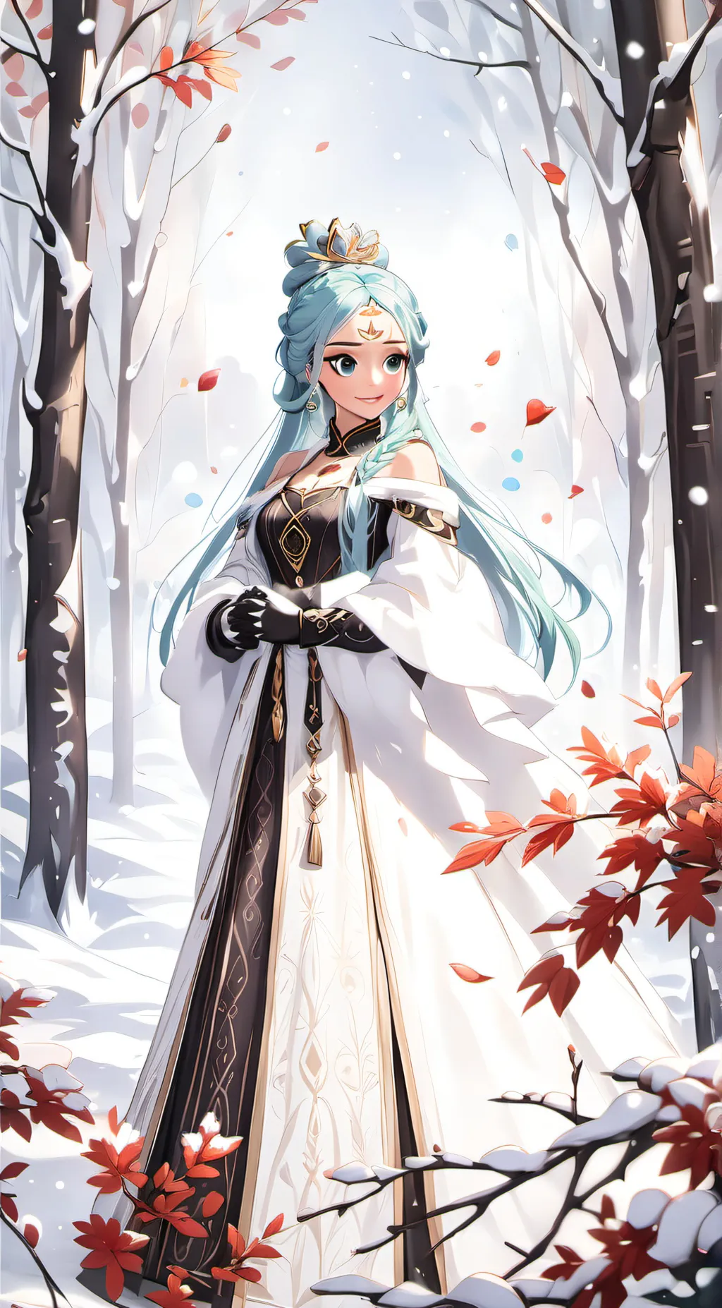 ai character: snowdust background
