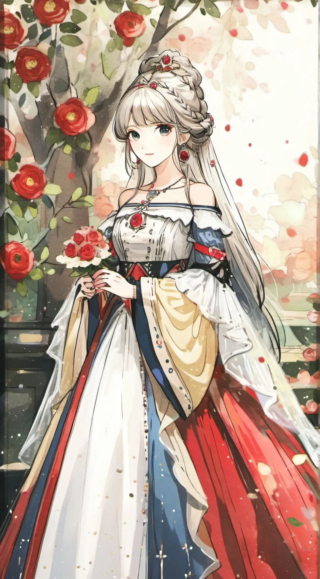 ai character: #velvet..# background