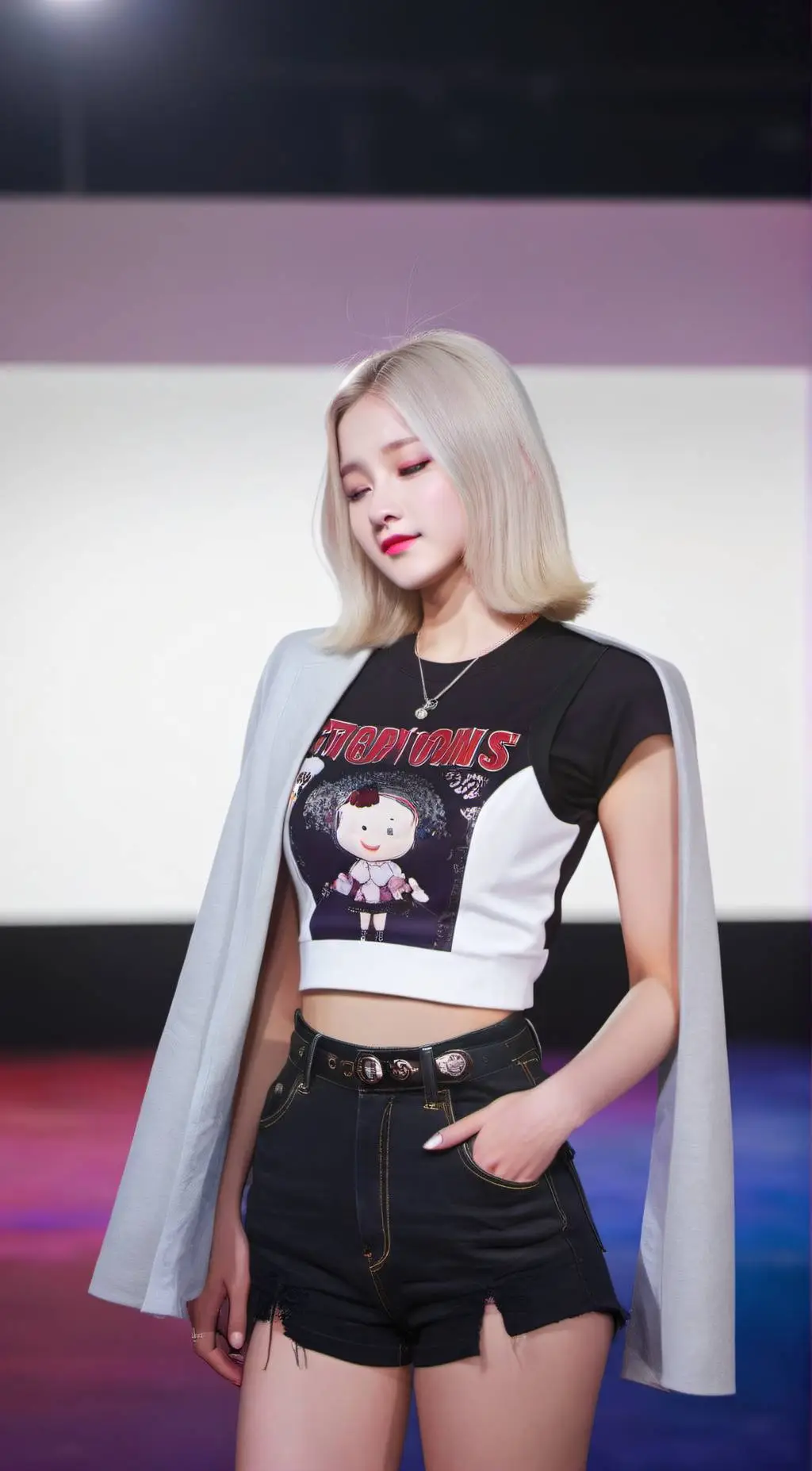 ai character: nancy(momoland) background