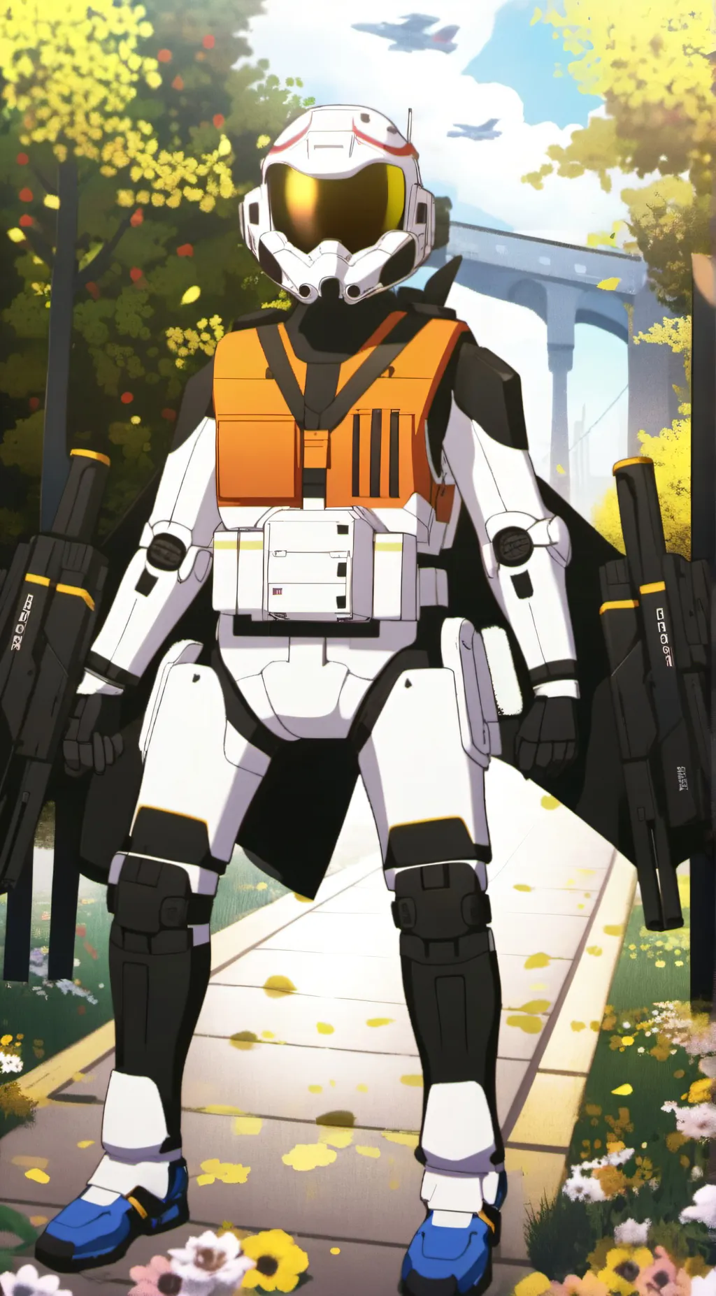 ai character: Murder drones background