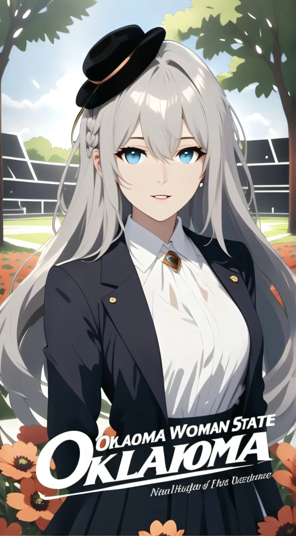 ai character: Oklahoma girl  background
