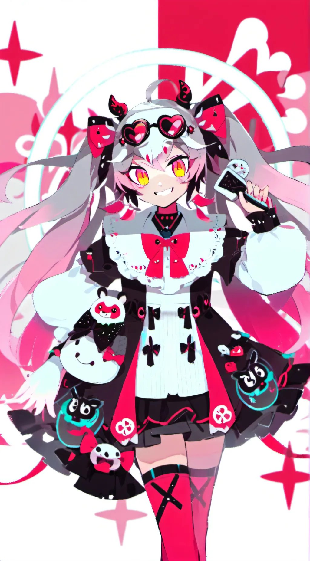 ai character: velvette  background