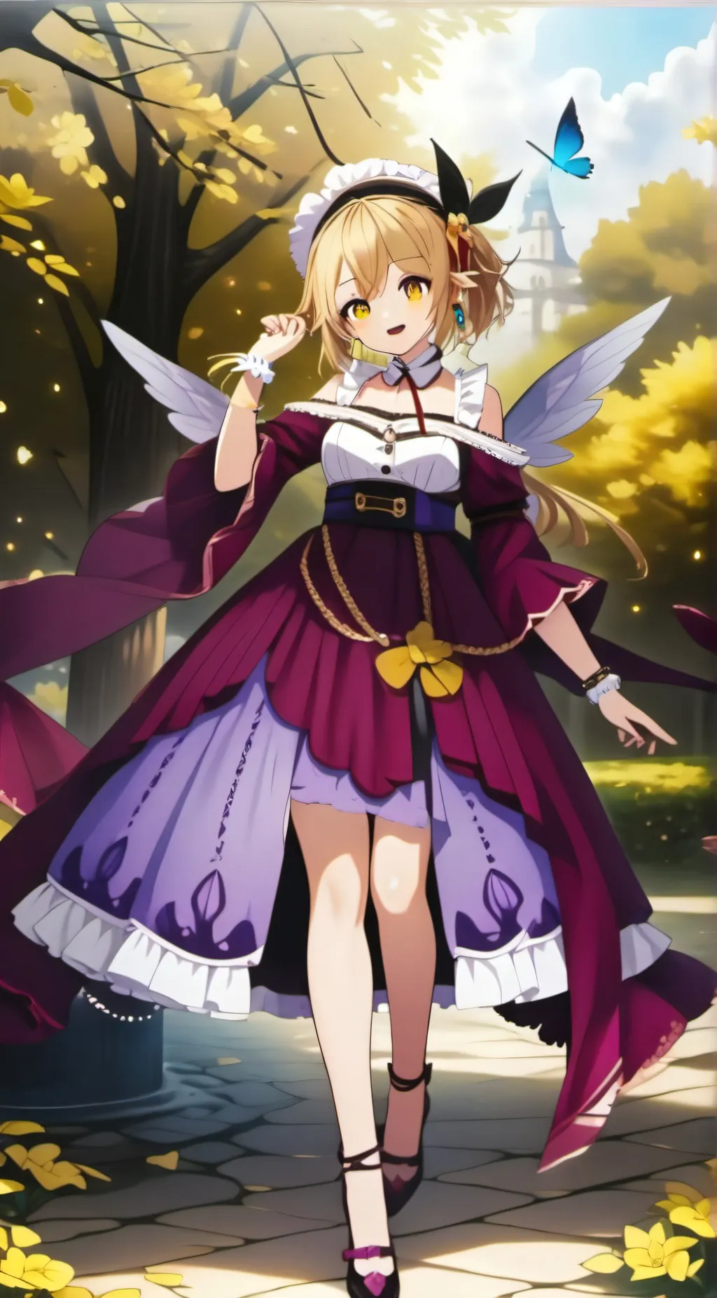 ai character: Fleur background