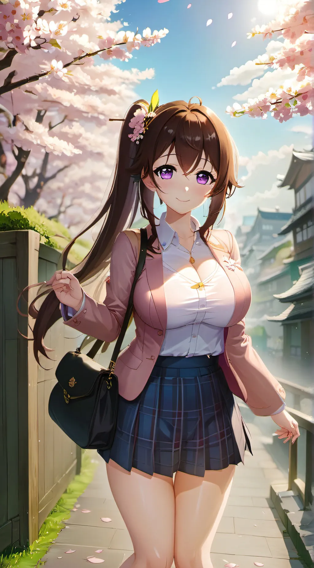 ai character: Akeno background