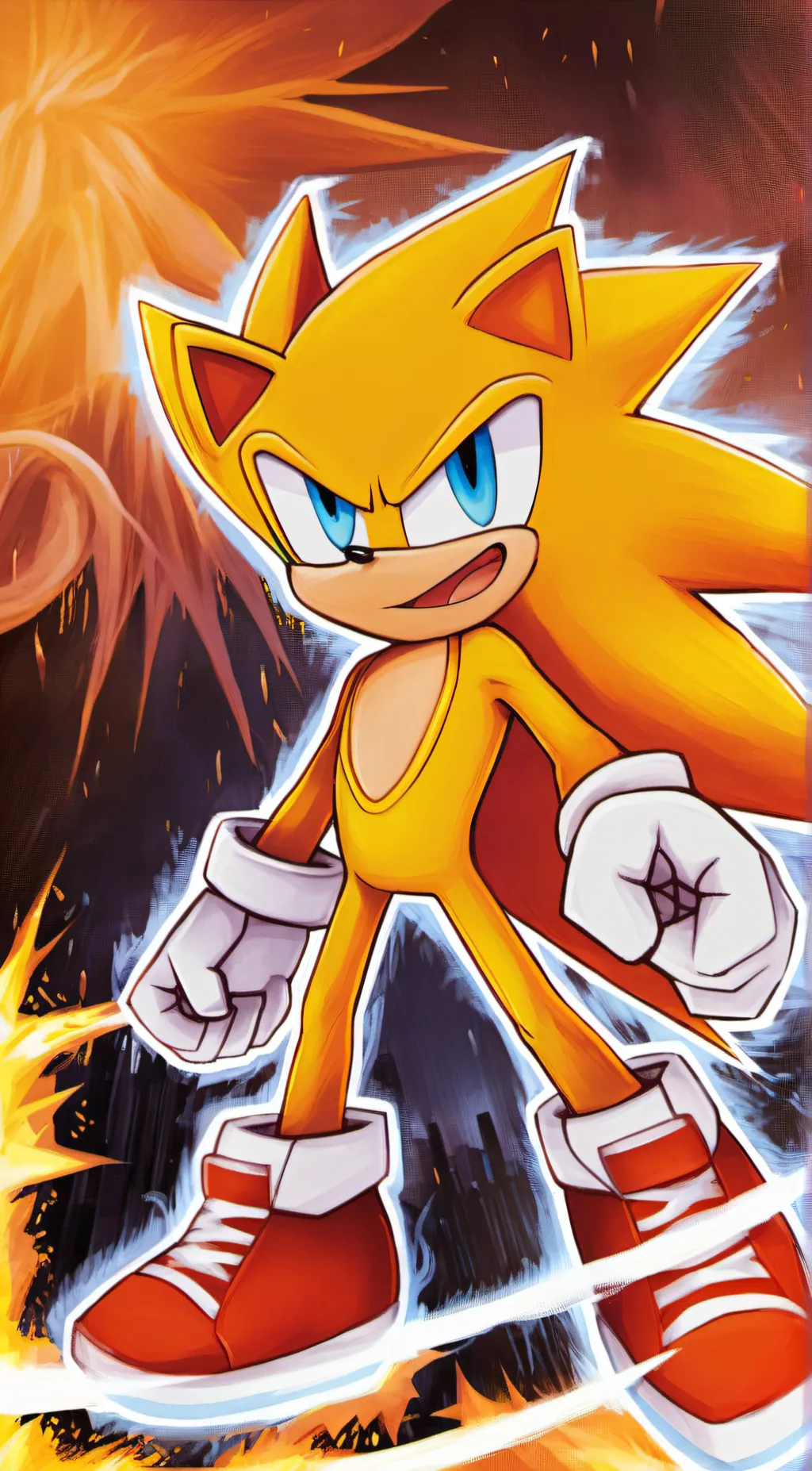 ai character: Fleetway  background
